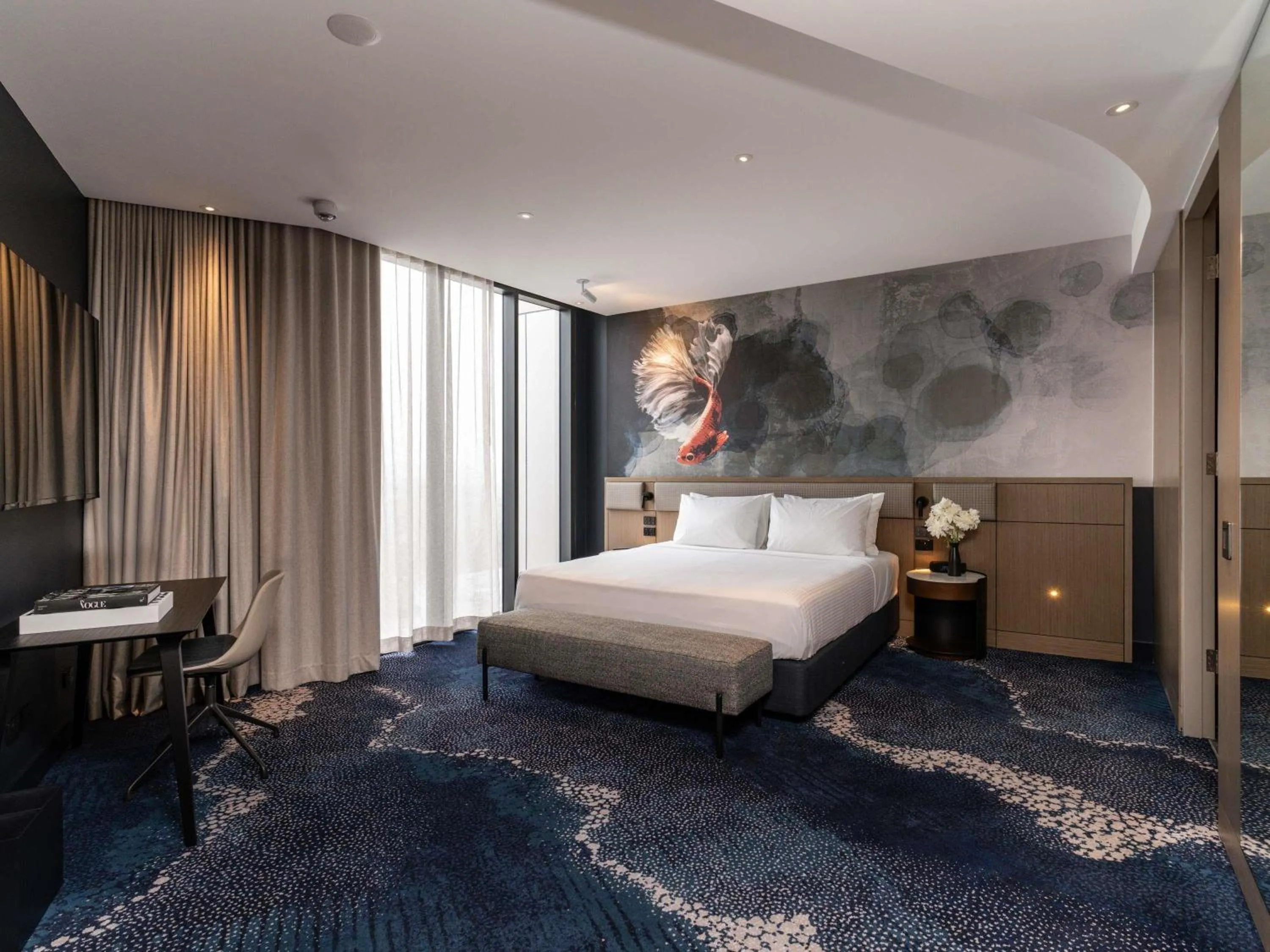 Bedroom, Bed in Novotel Sydney Cabramatta