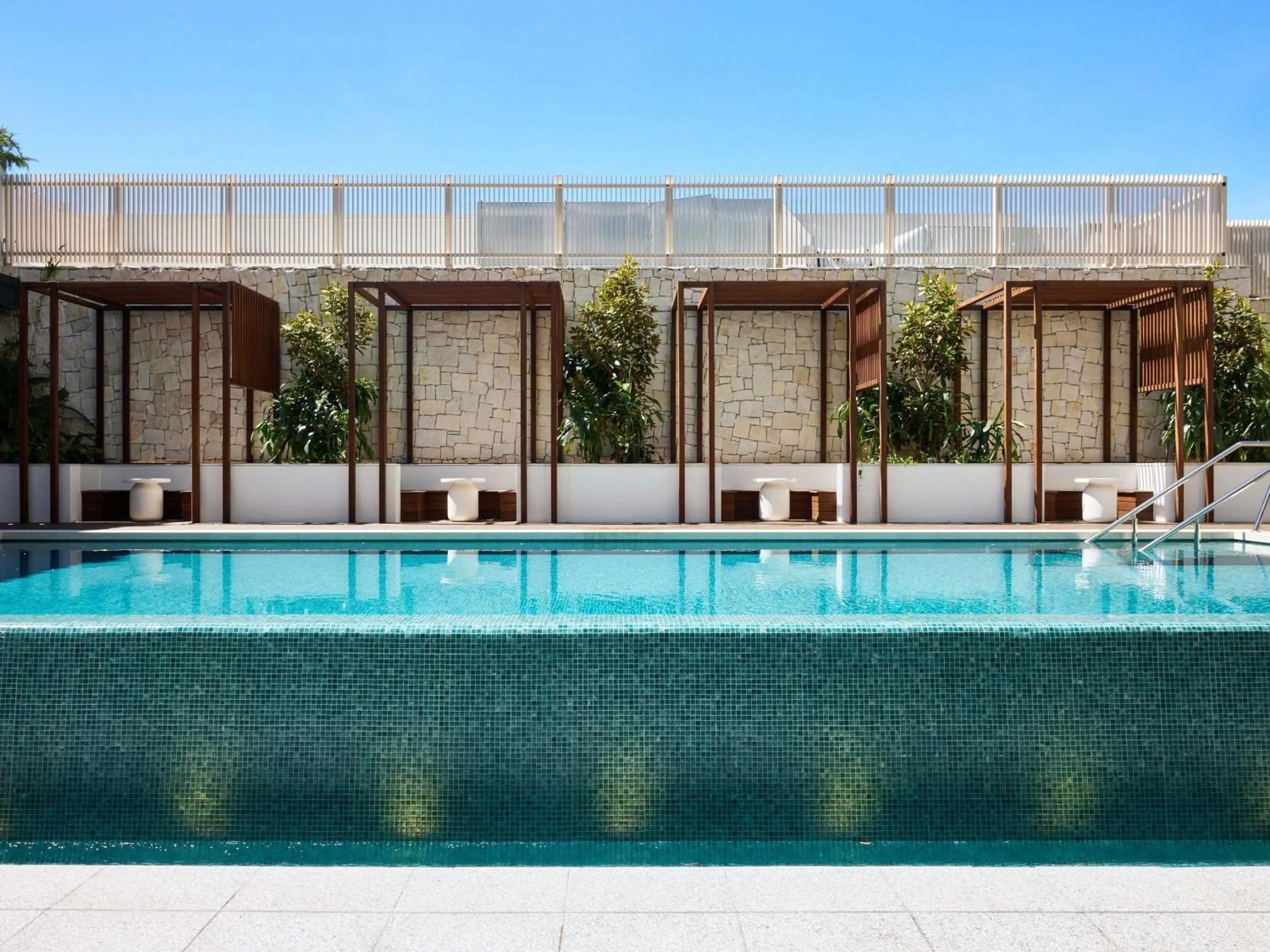 Pool view in Novotel Sydney Cabramatta