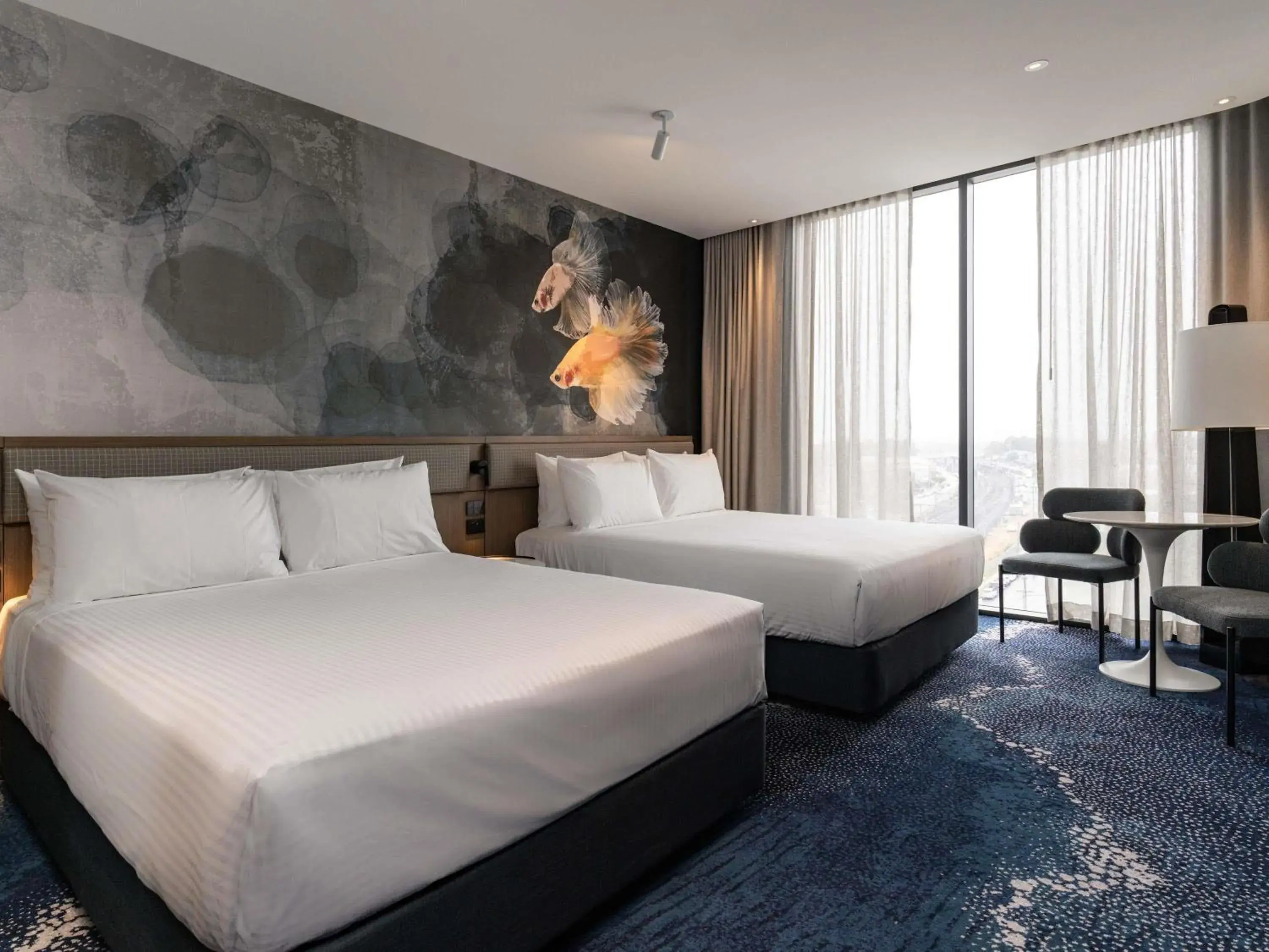 Deluxe Twin Room with Two Queen Beds in Novotel Sydney Cabramatta Deluxe Twin Room with Two Queen Beds in Novotel Sydney Cabramatta