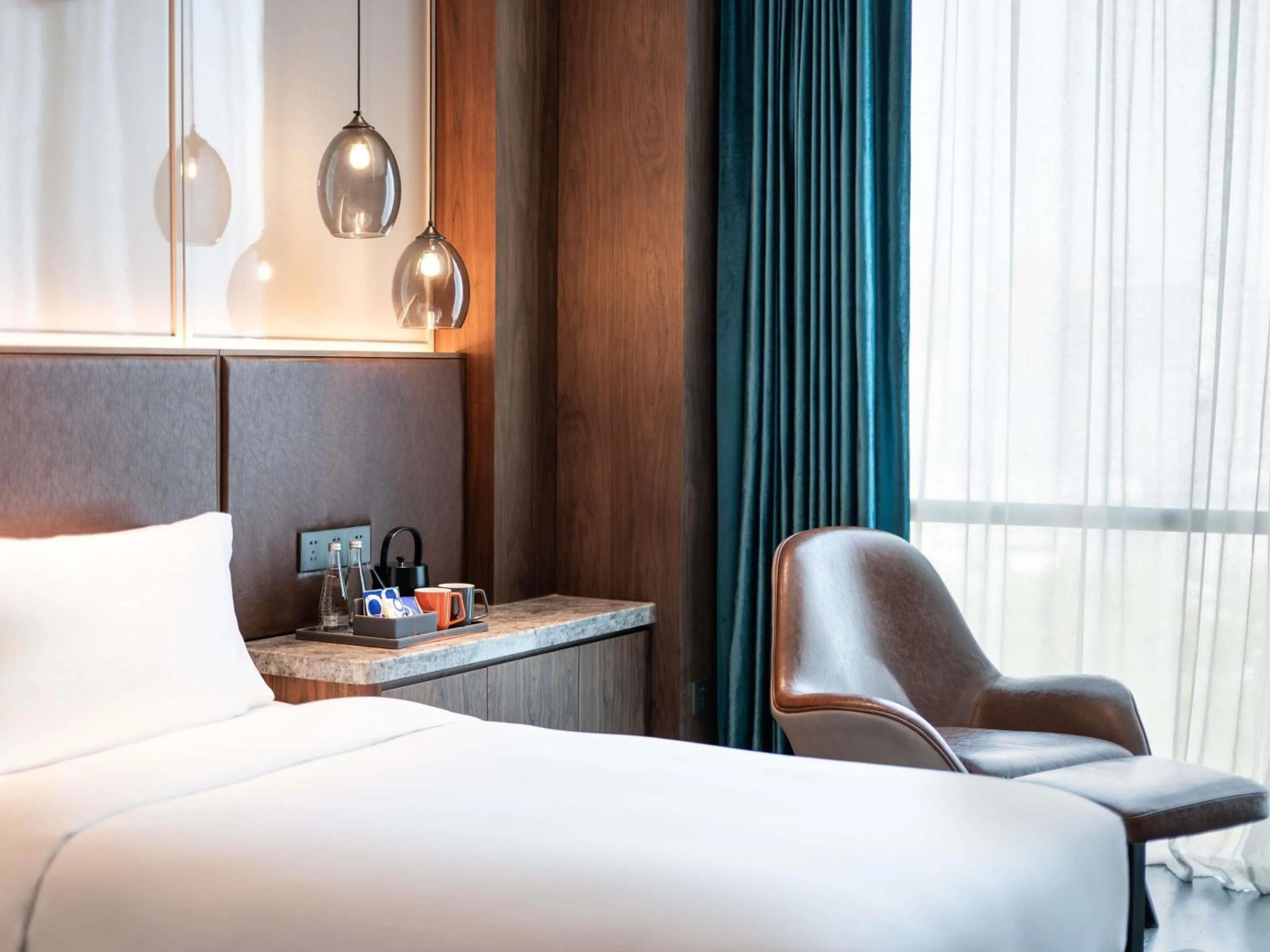 Bedroom, Bed in Novotel Shanghai Baoshan Jiusi