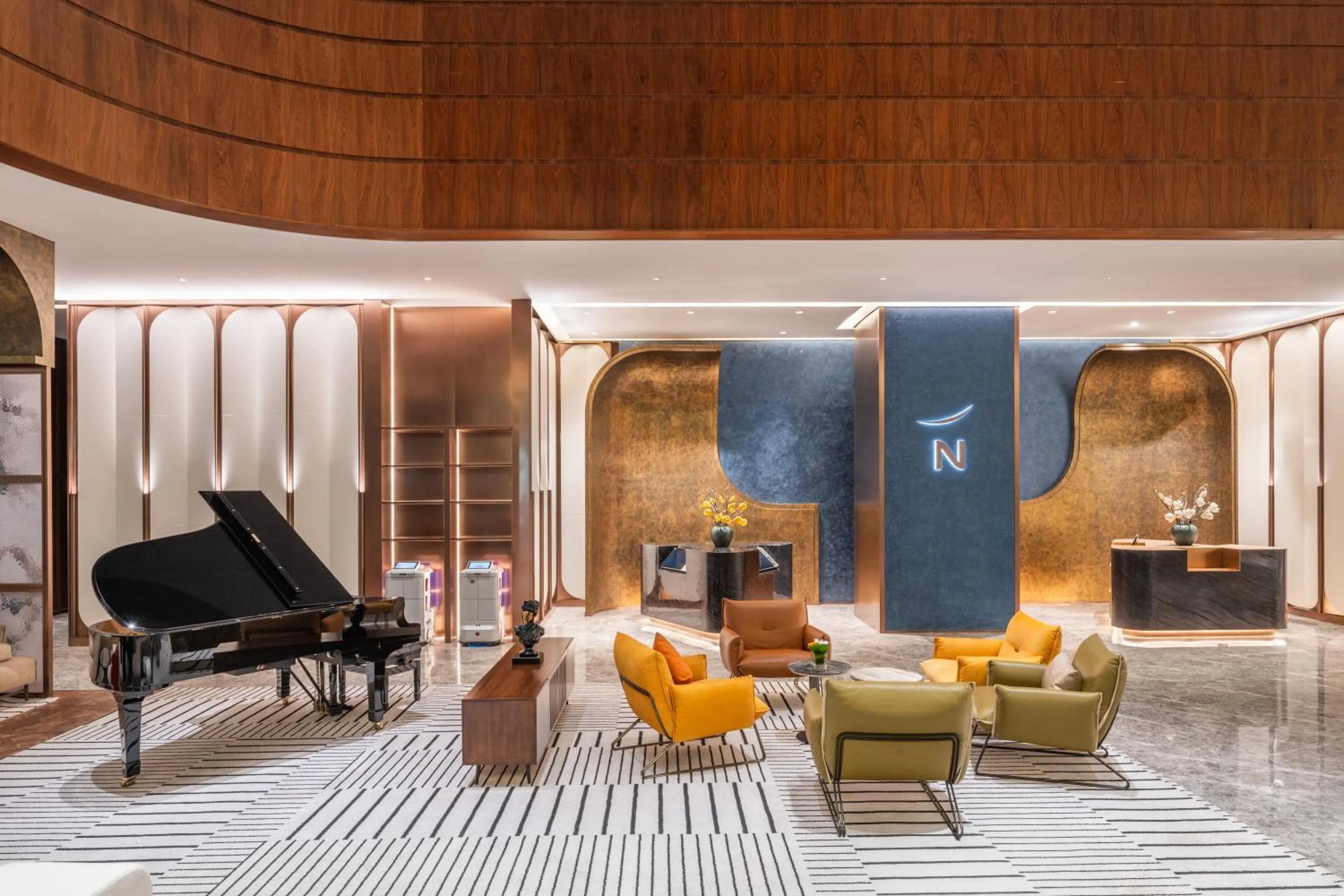 Lobby or reception in Novotel Shanghai Baoshan Jiusi