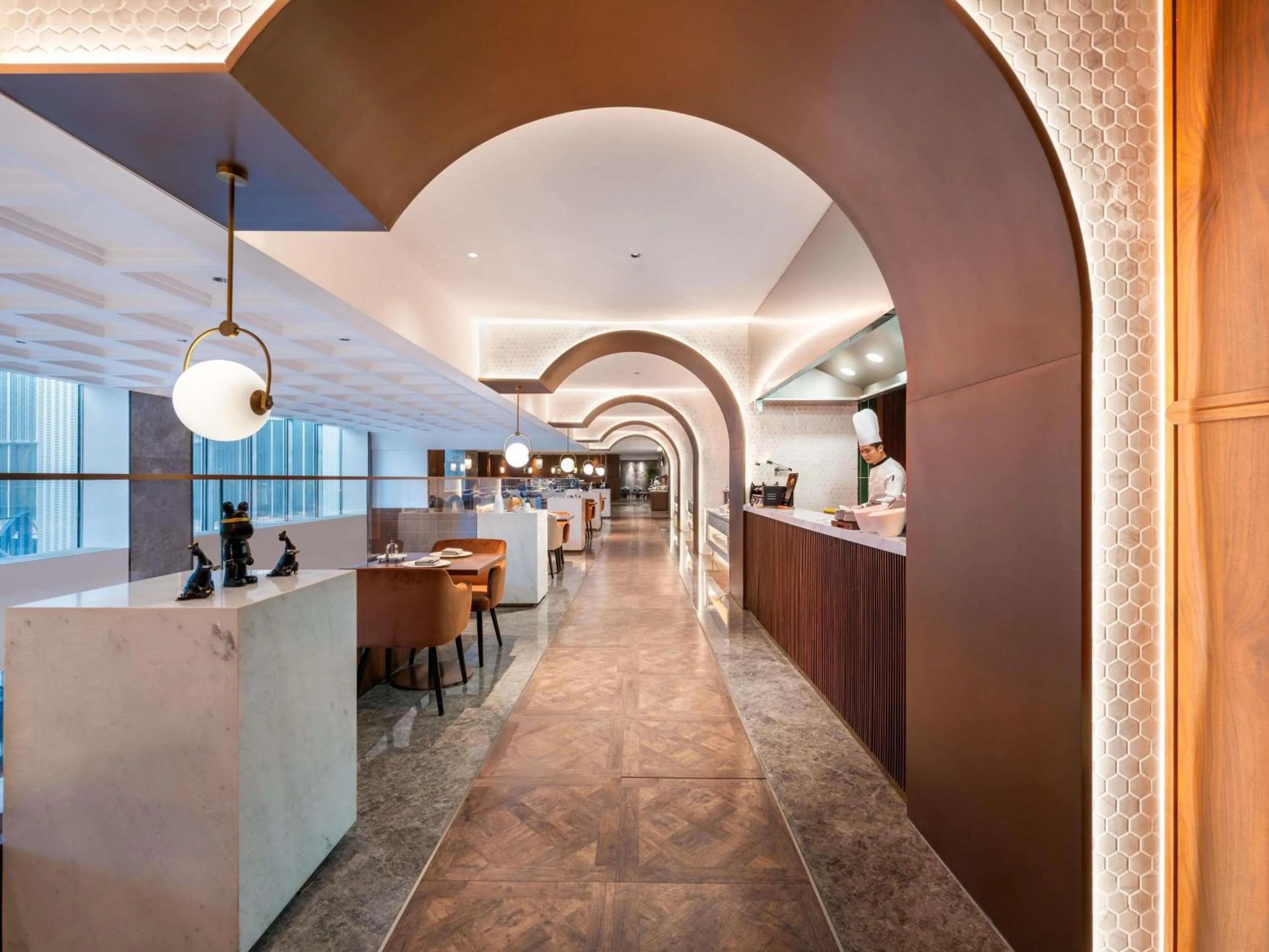 Restaurant/places to eat in Novotel Shanghai Baoshan Jiusi