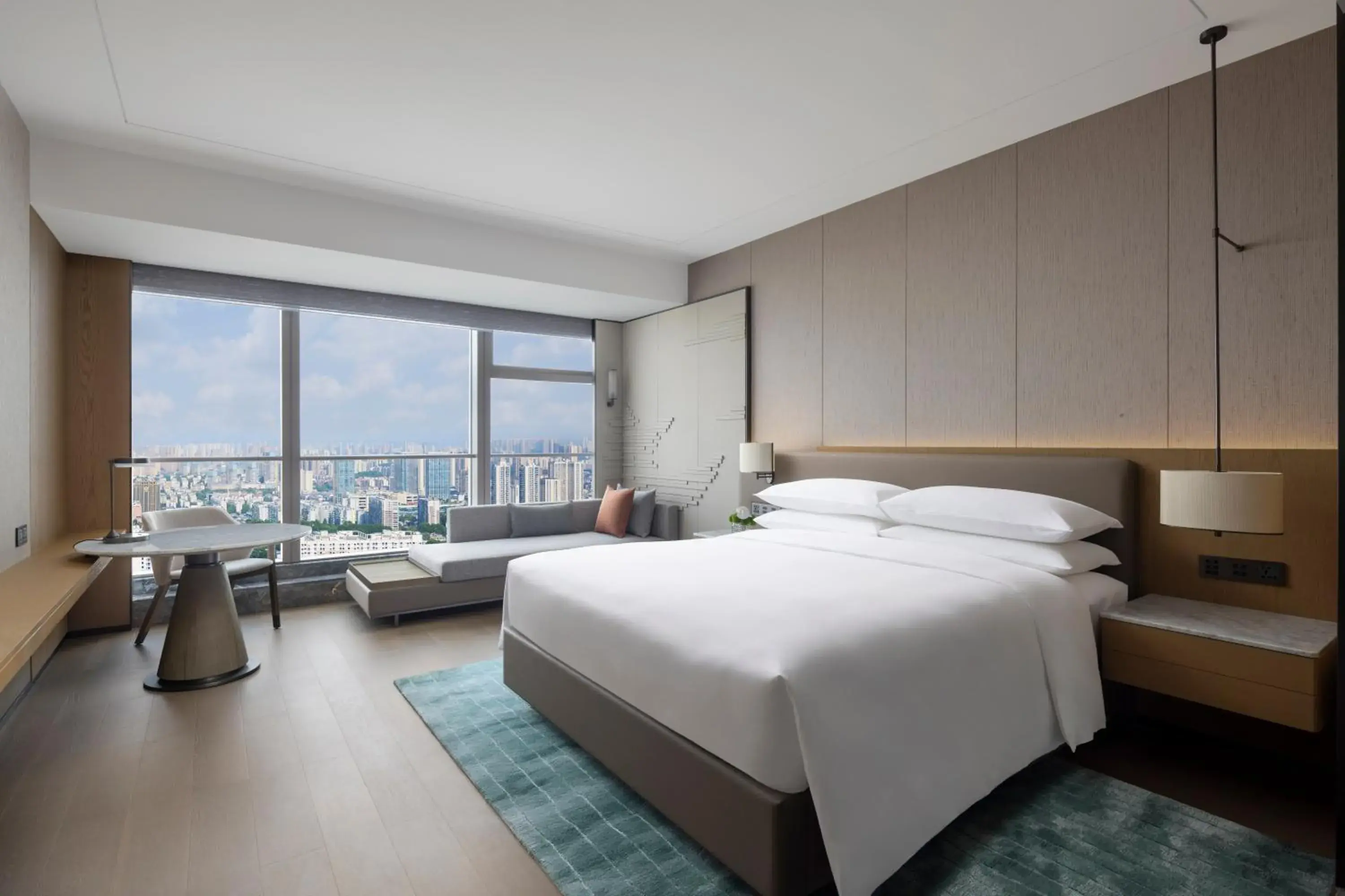 Executive King Room with City View - Club Lounge Access in Changsha Marriott Hotel West Executive King Room with City View - Club Lounge Access in Changsha Marriott Hotel West