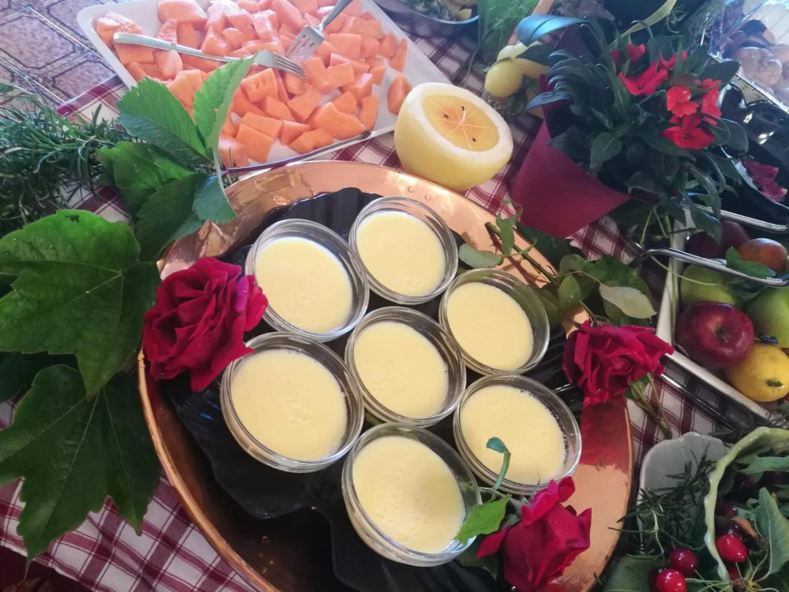 Buffet breakfast in Residence Hotel Maxi