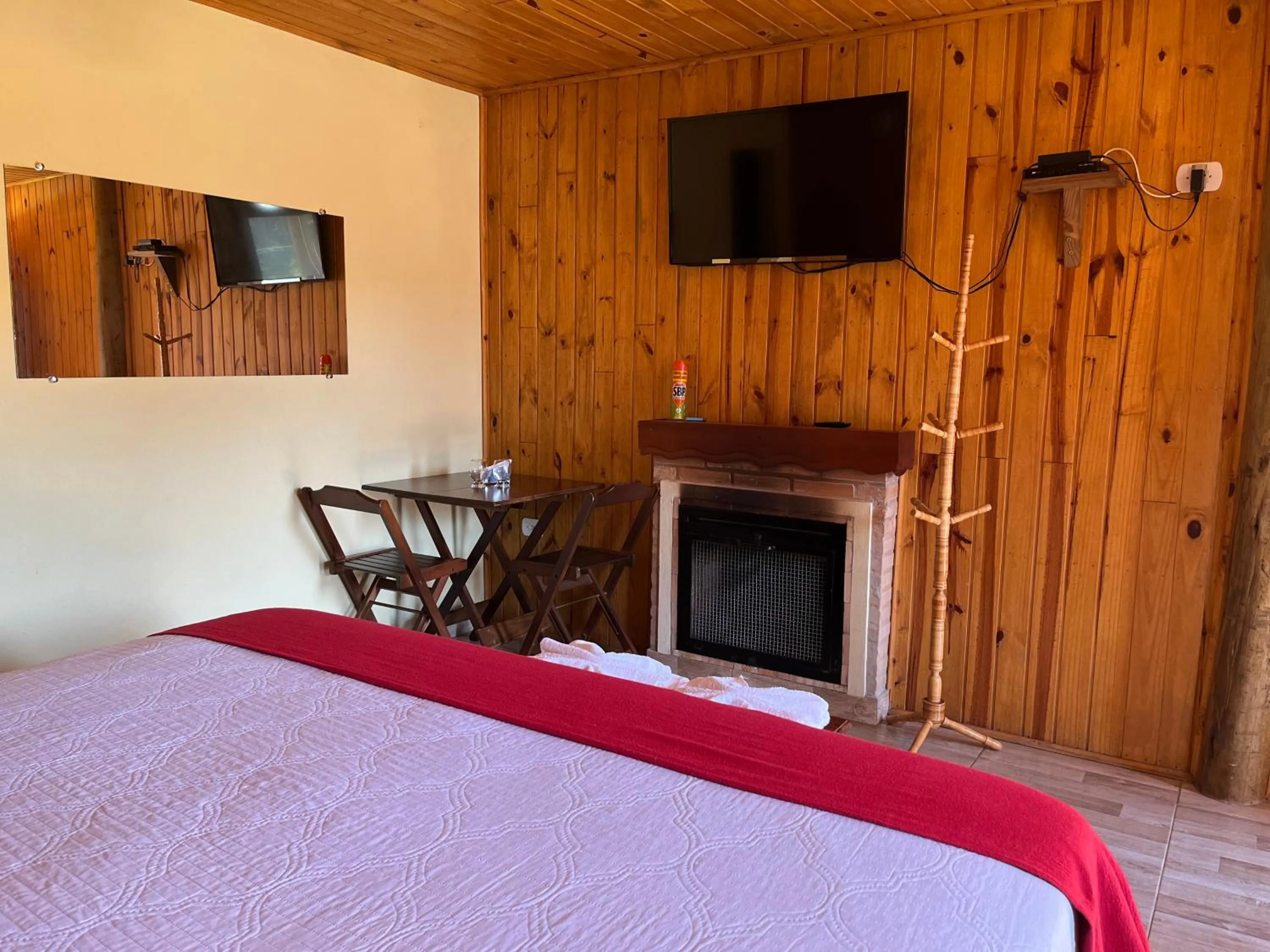 Bed in Pousada São Miguel