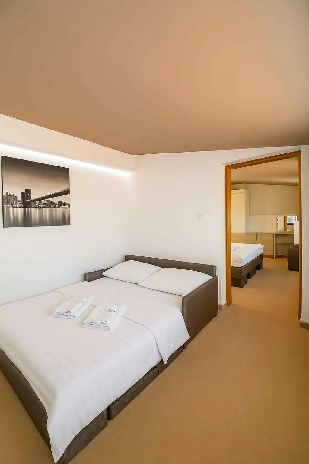 Bed in Guest House Neho