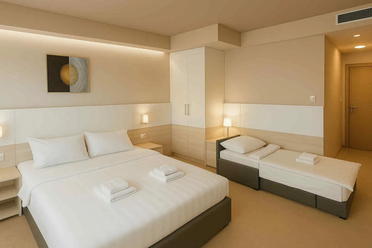 Bed in Guest House Neho