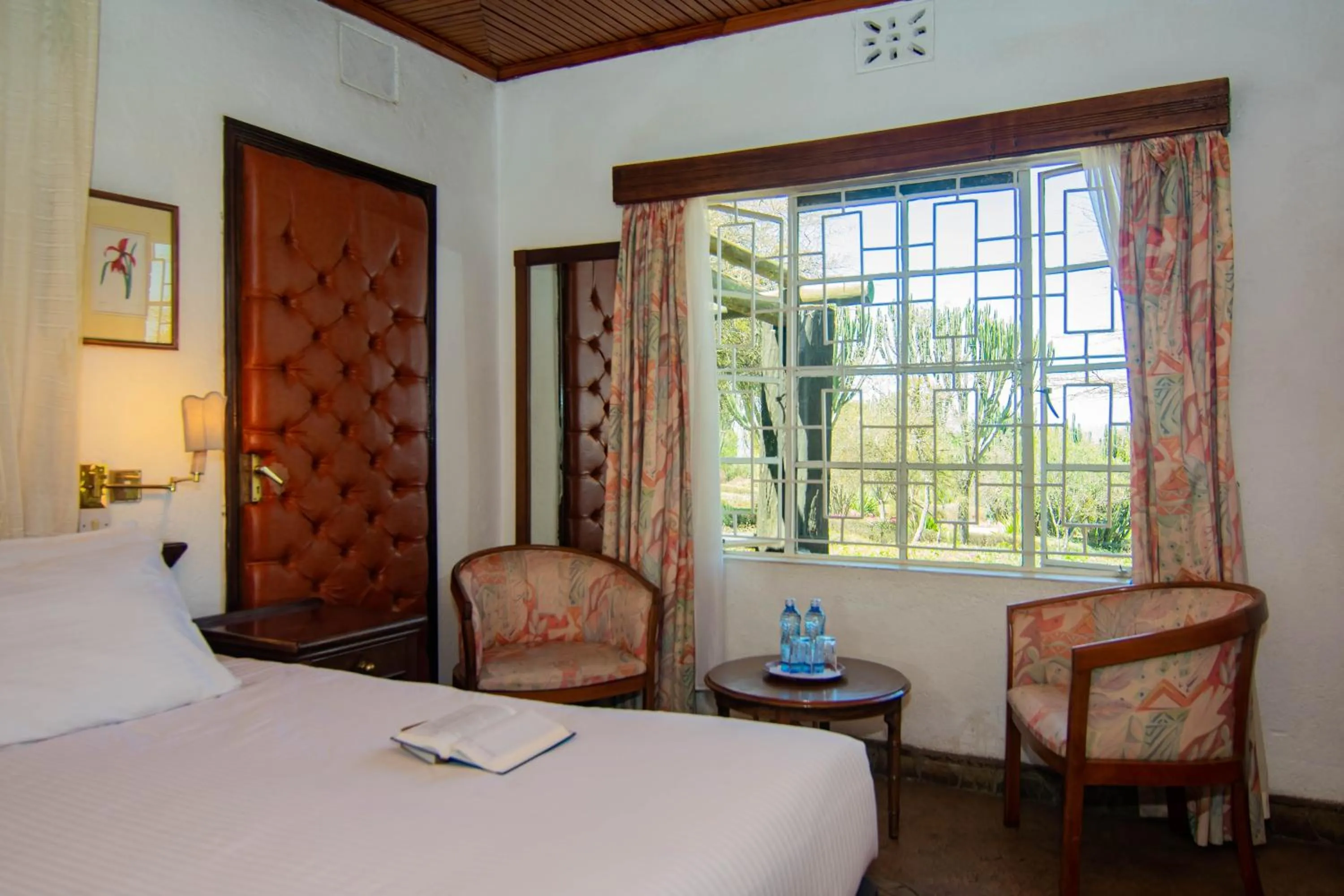 Property building, Bed in Jacaranda Lake Elementaita Lodge