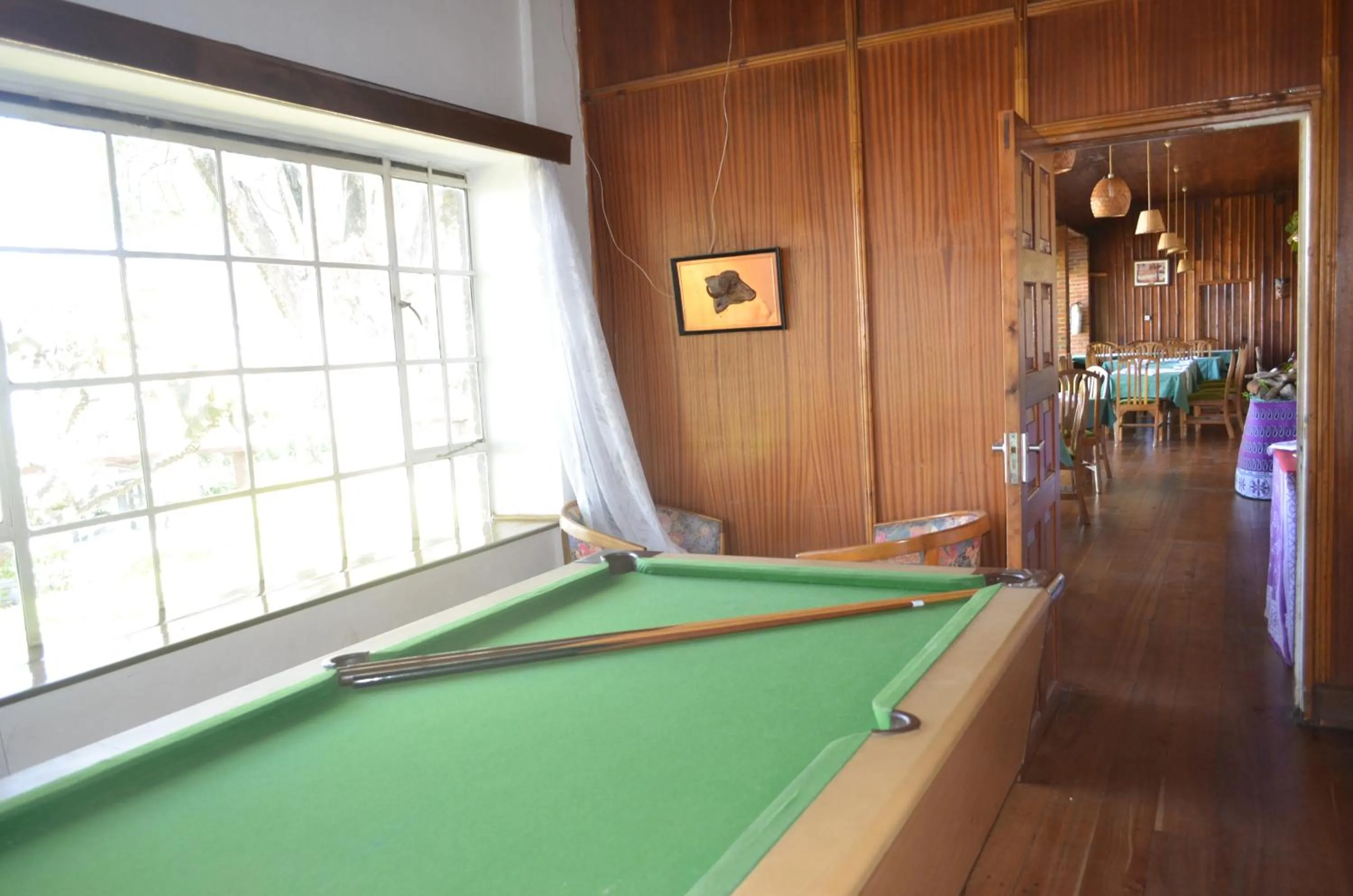 Billiard in Jacaranda Lake Elementaita Lodge