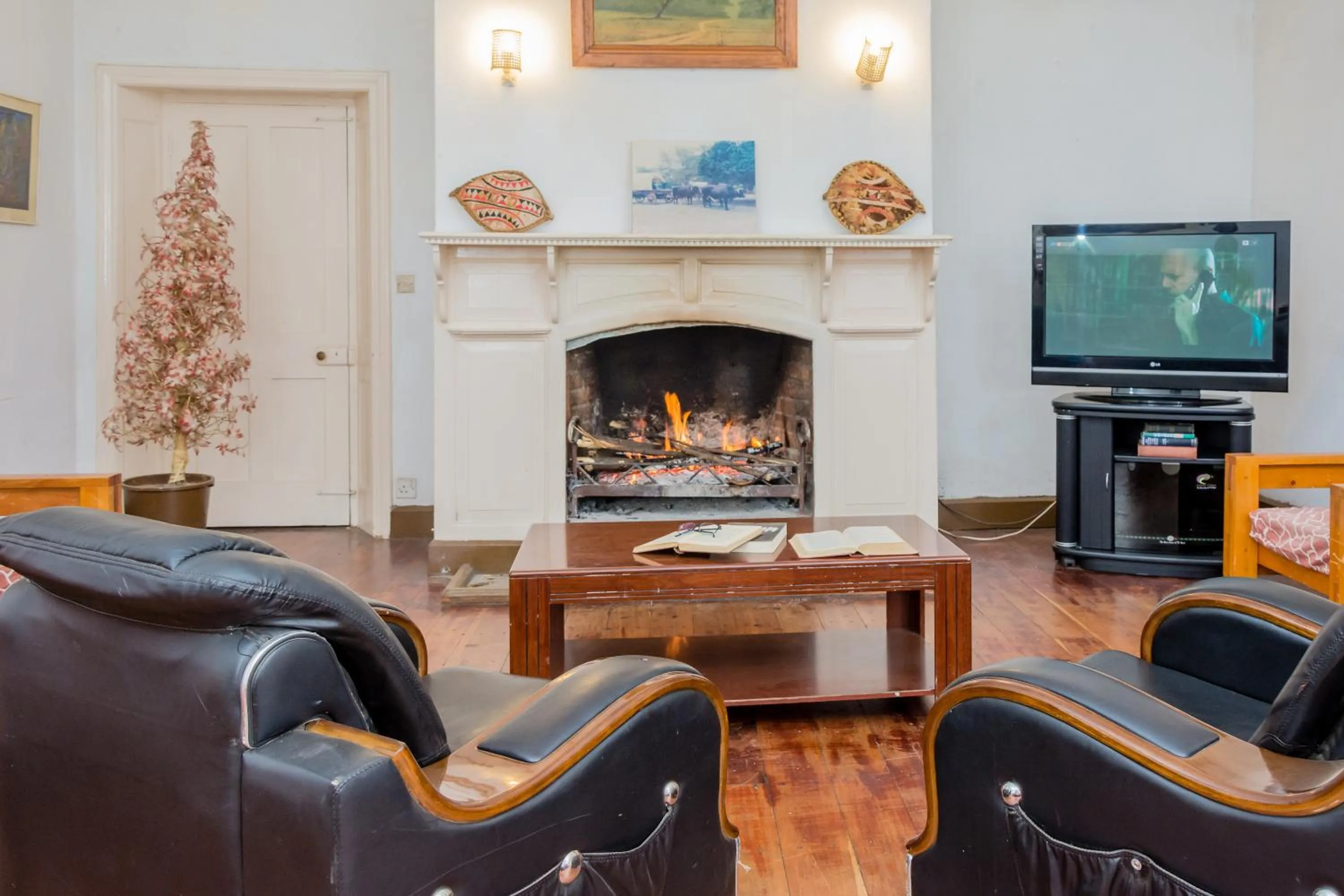 Property building in Jacaranda Lake Elementaita Lodge