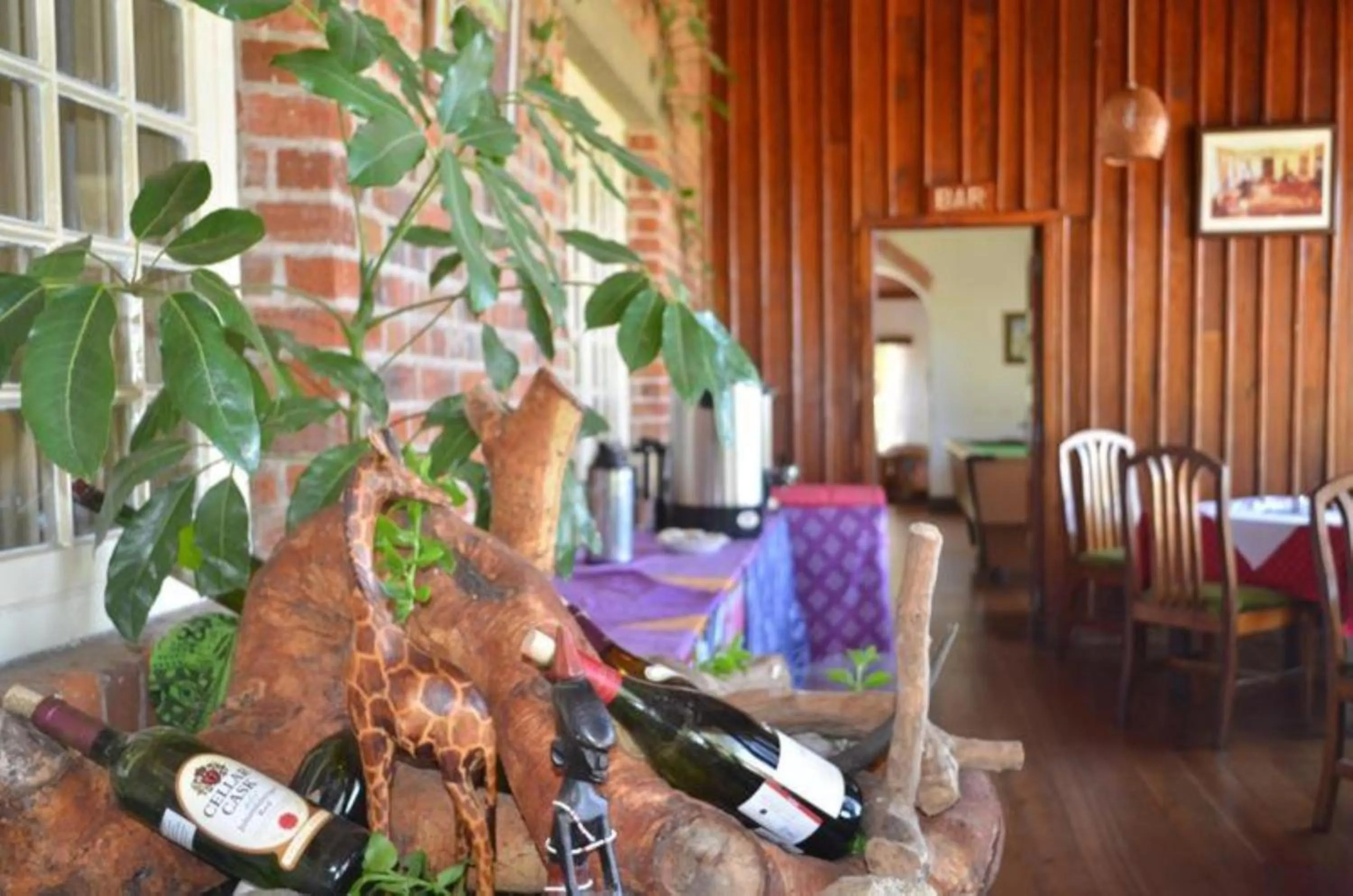 Drinks in Jacaranda Lake Elementaita Lodge