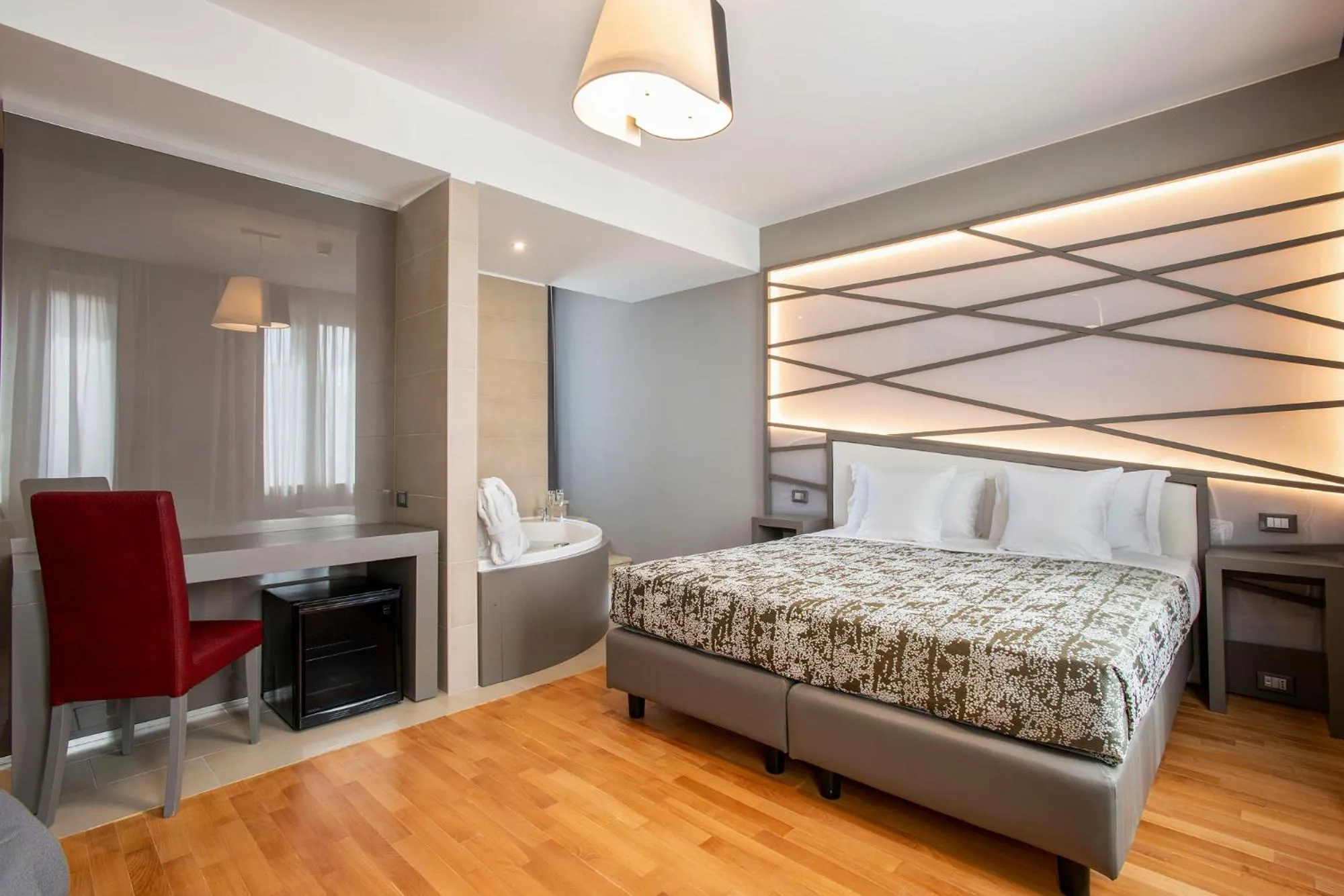 Bedroom, Bed in Fortyfive Squared Hotel