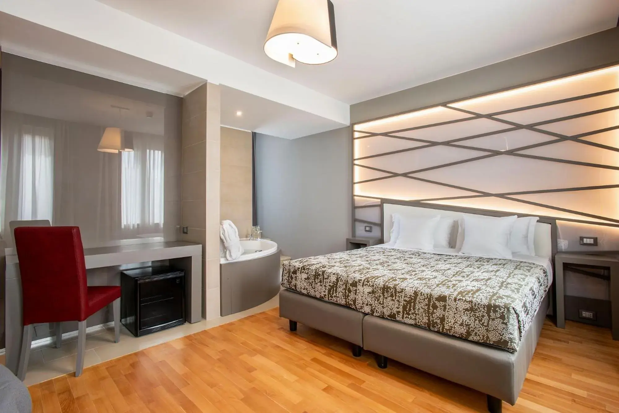 Bedroom, Bed in Fortyfive Squared Hotel Bedroom, Bed in Fortyfive Squared Hotel