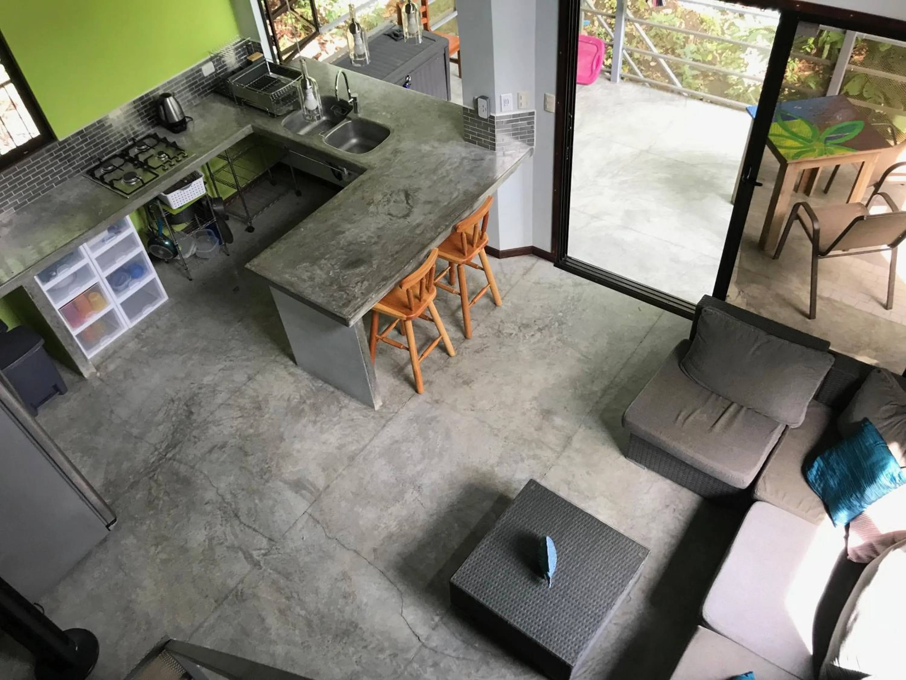 Living room in Luz En El Cielo Eco-B&B/Hostel