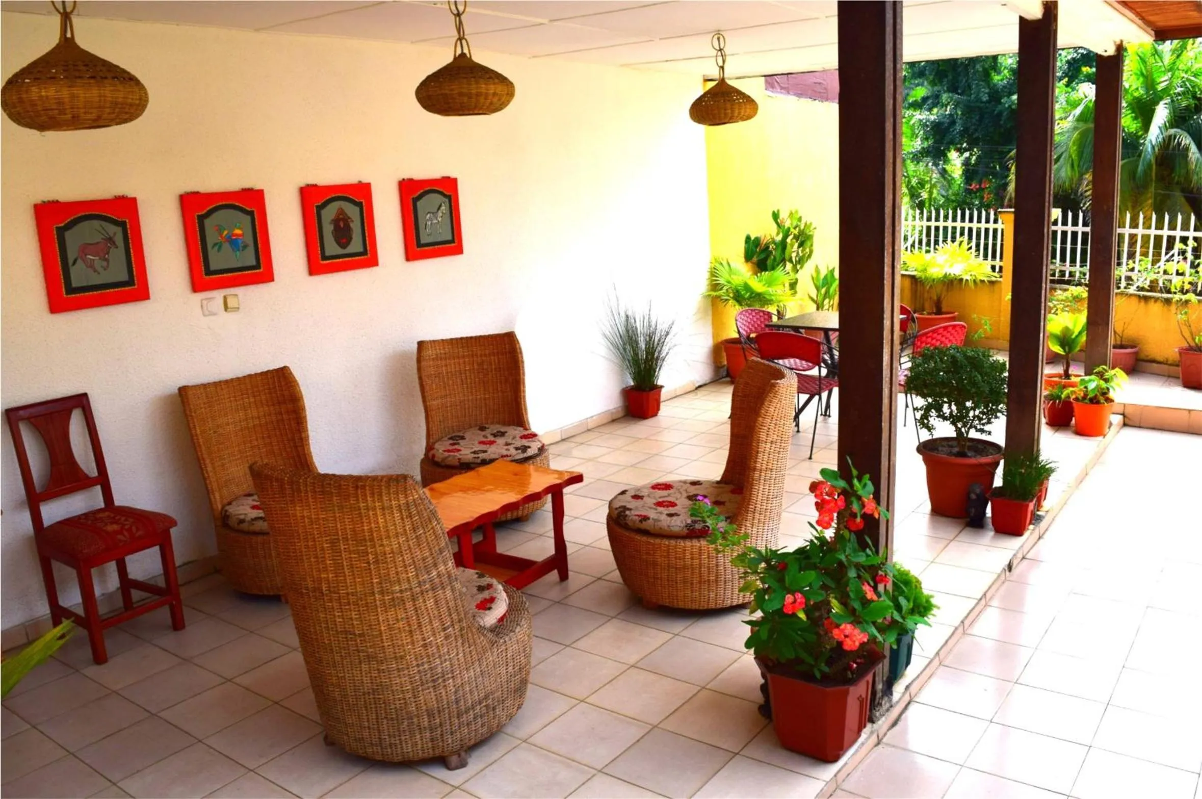 Patio in Villa Oasis Abidjan