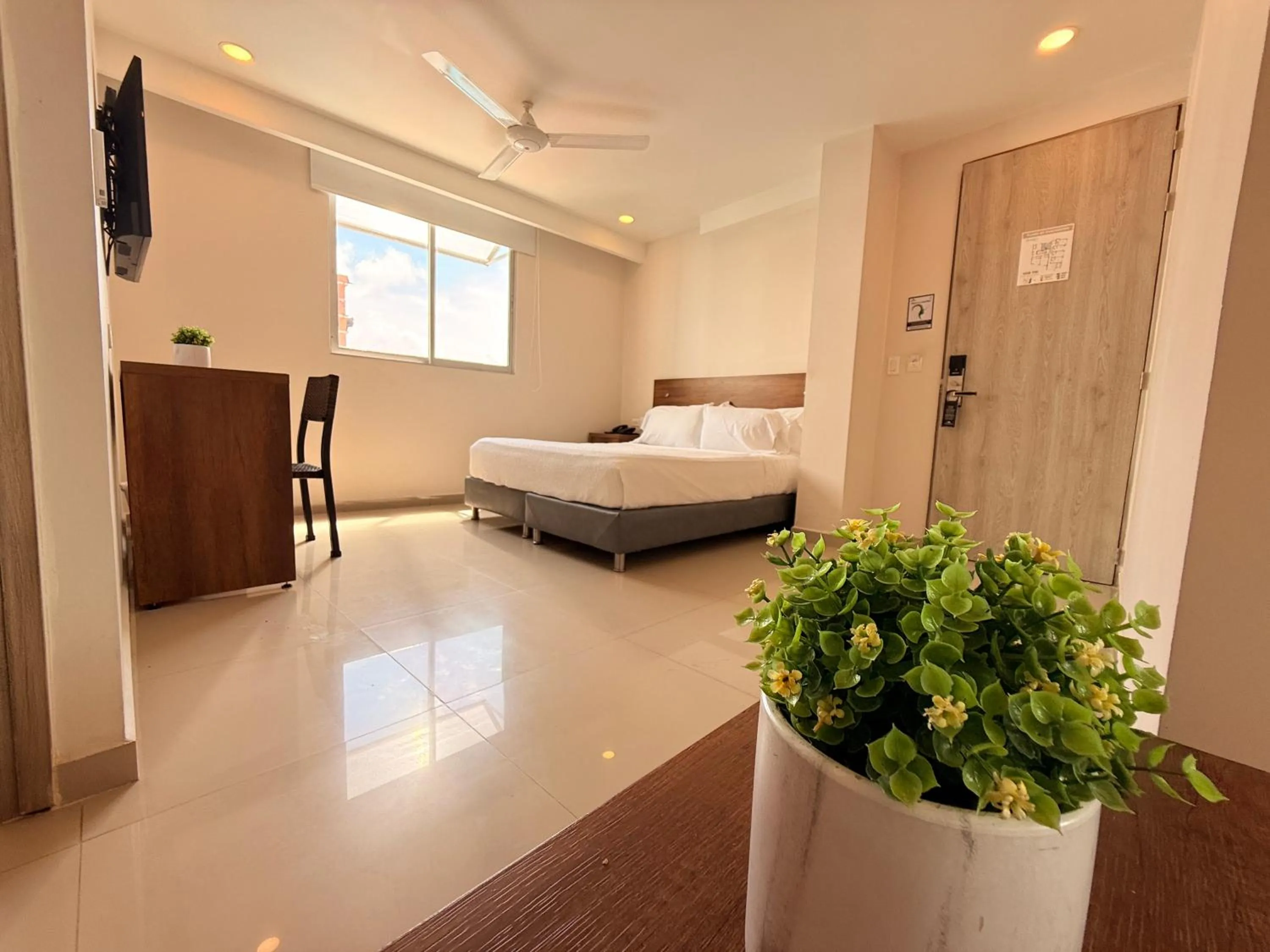 Bed in Hotel Summer Frente Al Mar