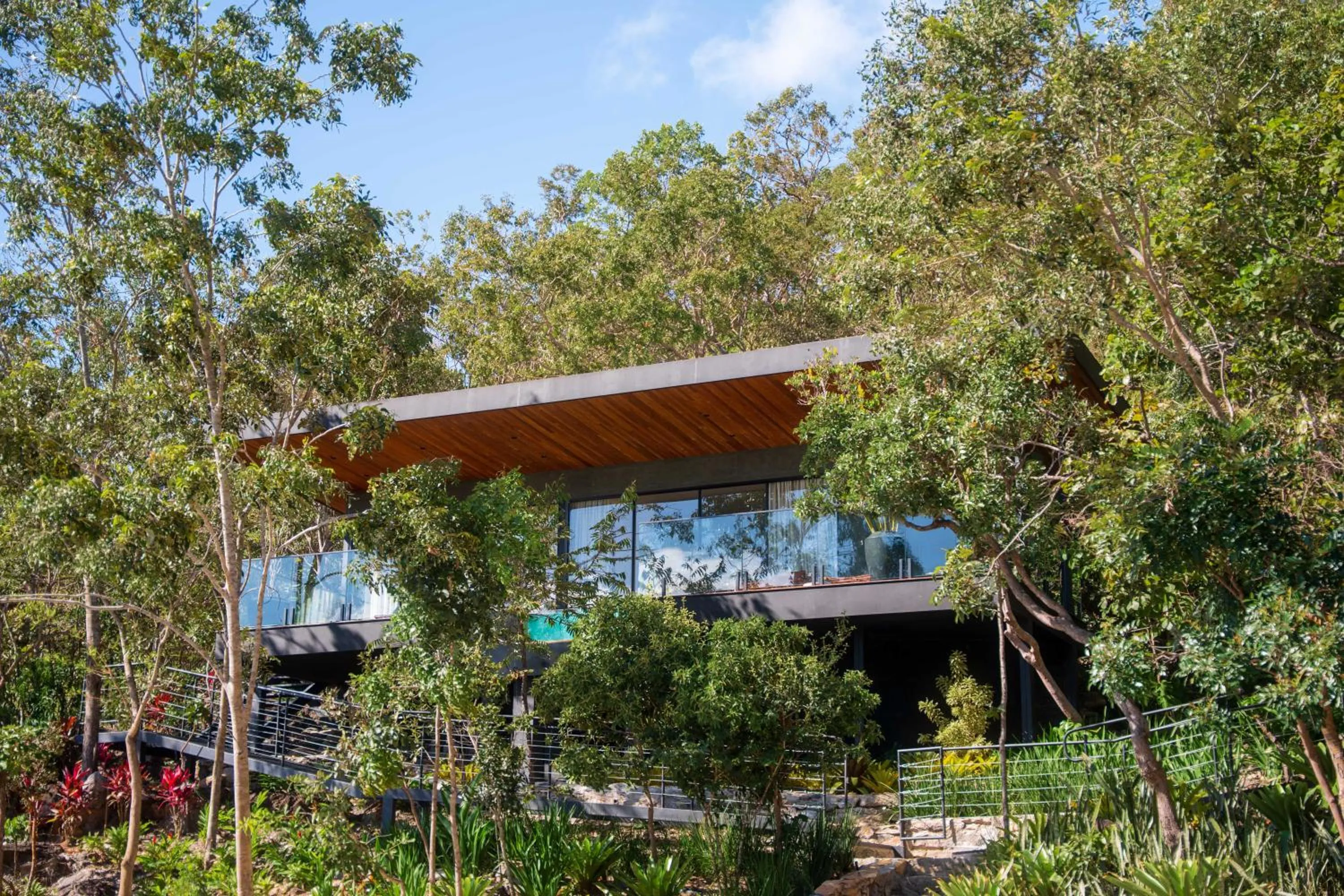 Garden in Majulê Ecolodge