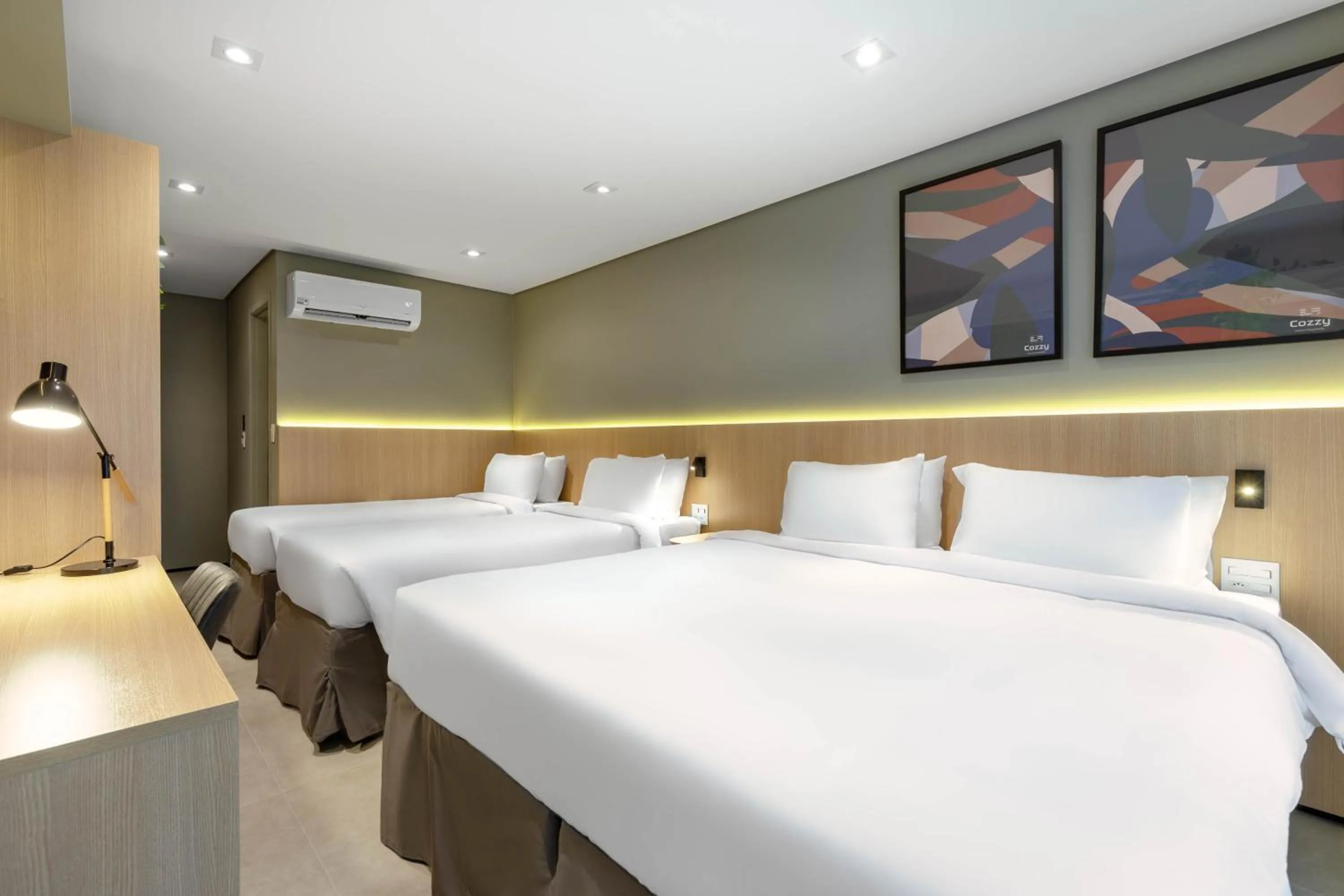 Bed in Cozzy Premium Paulista Hotel