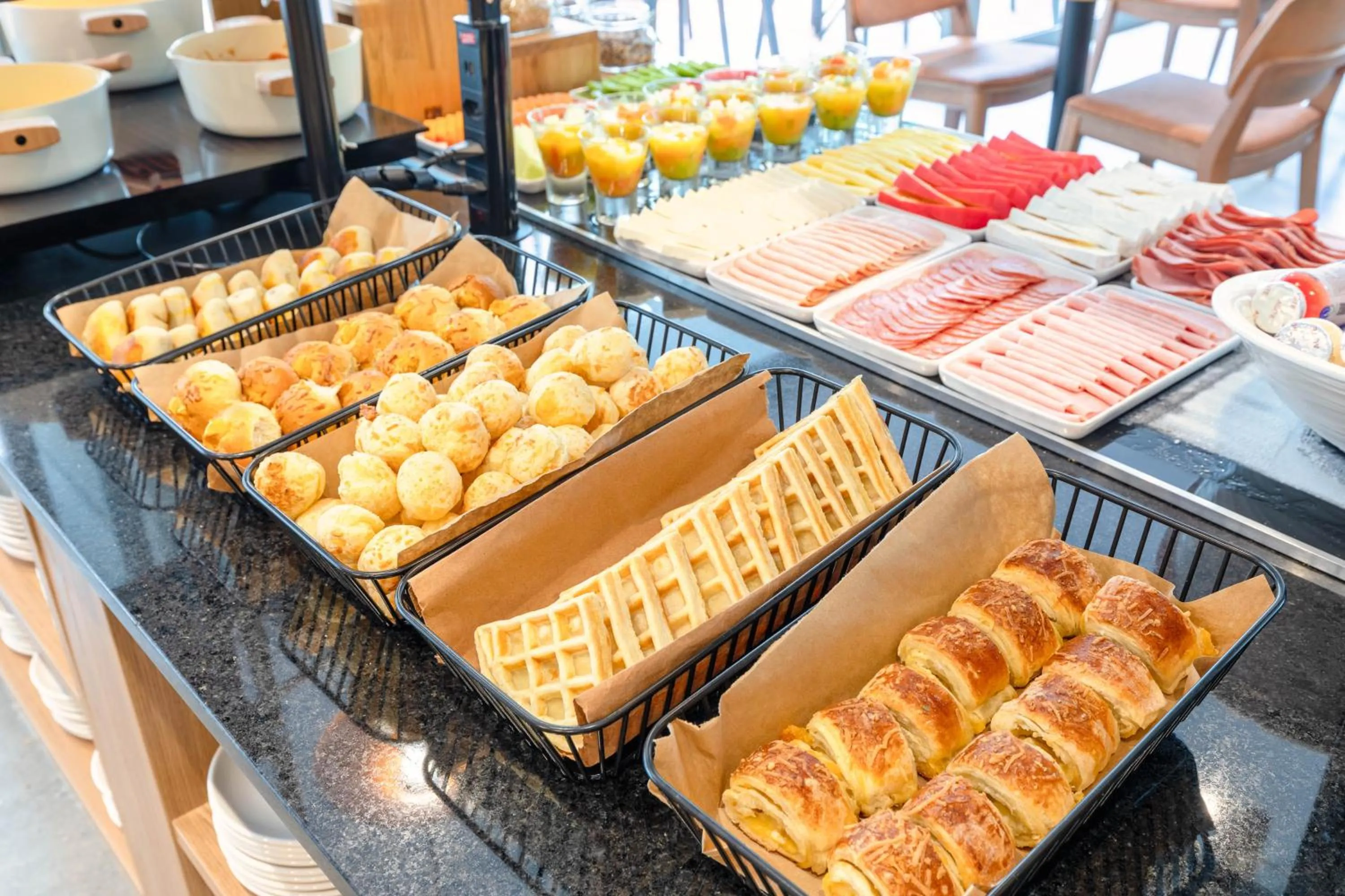 Food close-up in Cozzy Premium Paulista Hotel