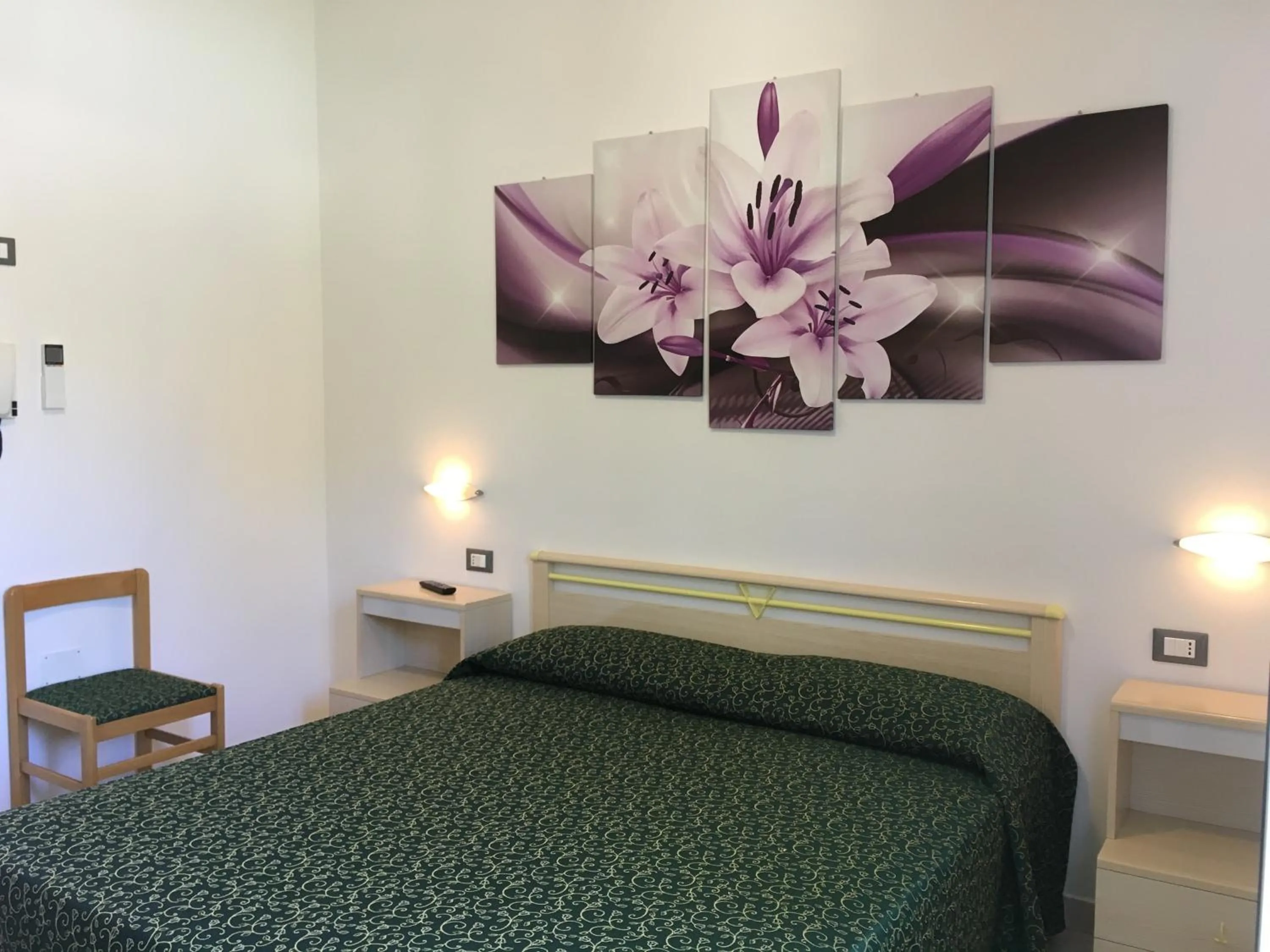 Bed in Hotel Barbarossa