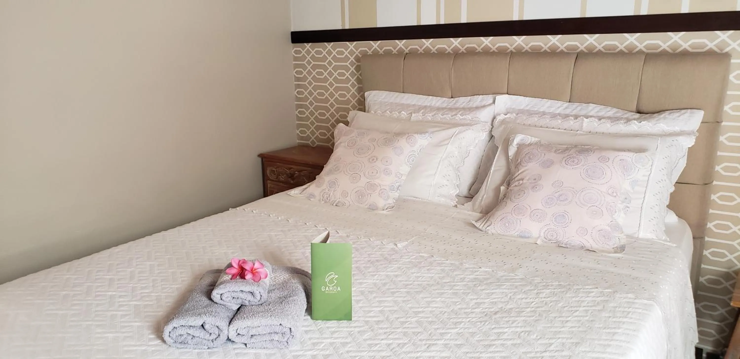 Bed in Pousada das Orquídeas