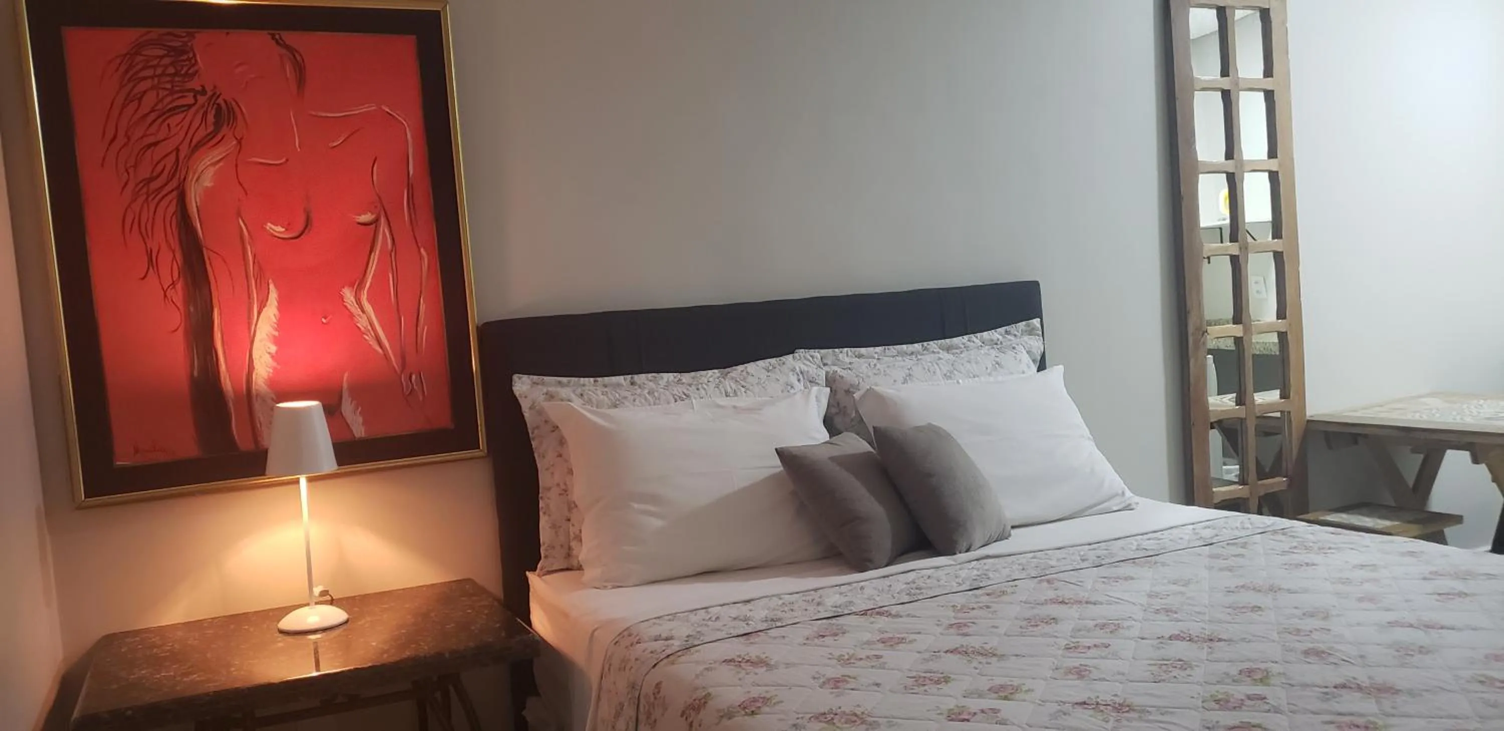 Bed in Pousada das Orquídeas