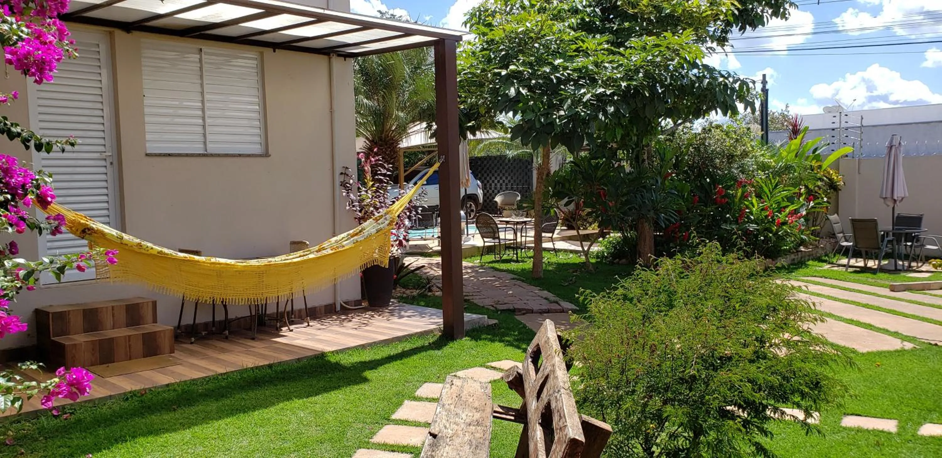 Patio in Pousada das Orquídeas