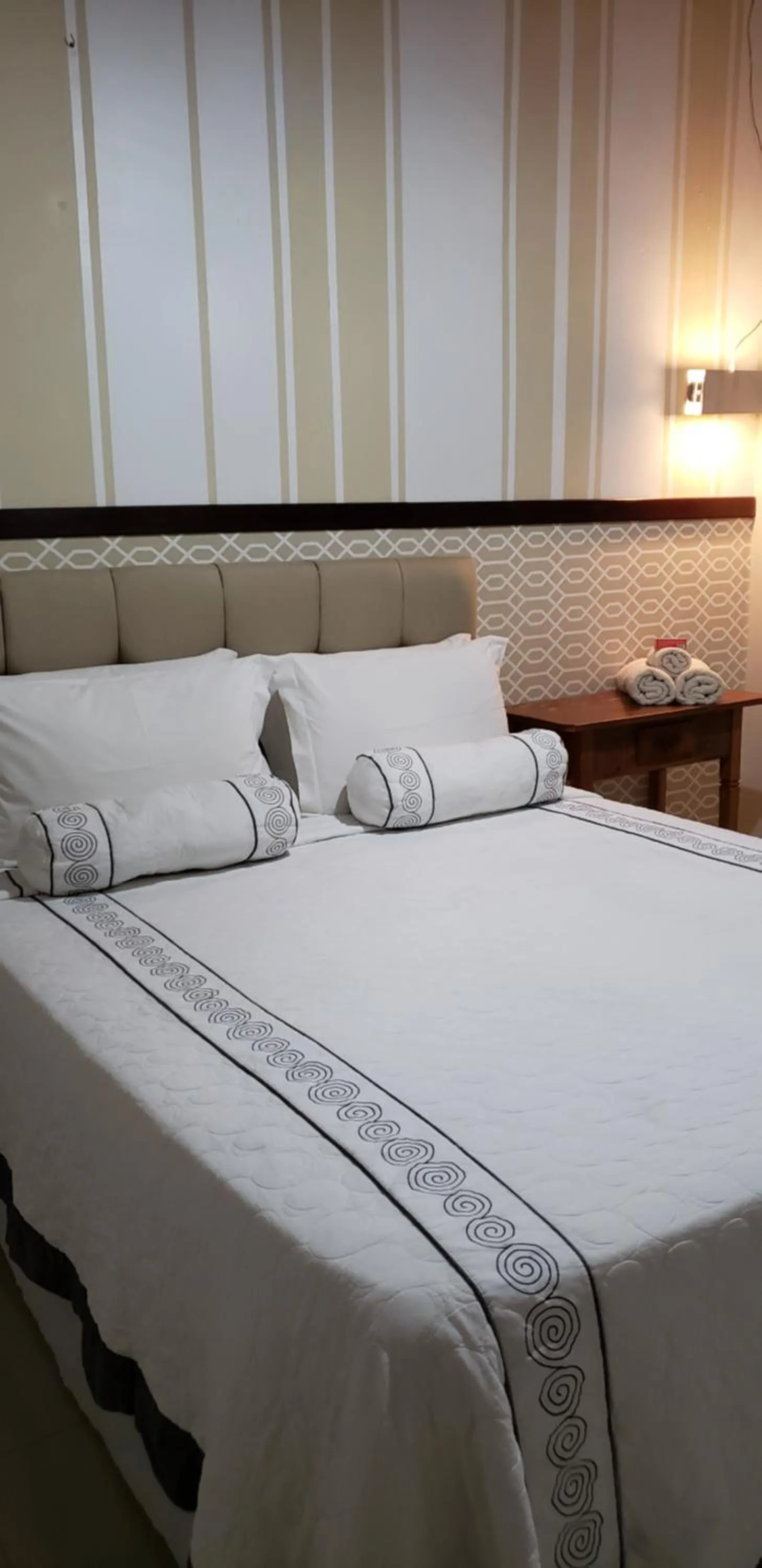 Bed in Pousada das Orquídeas