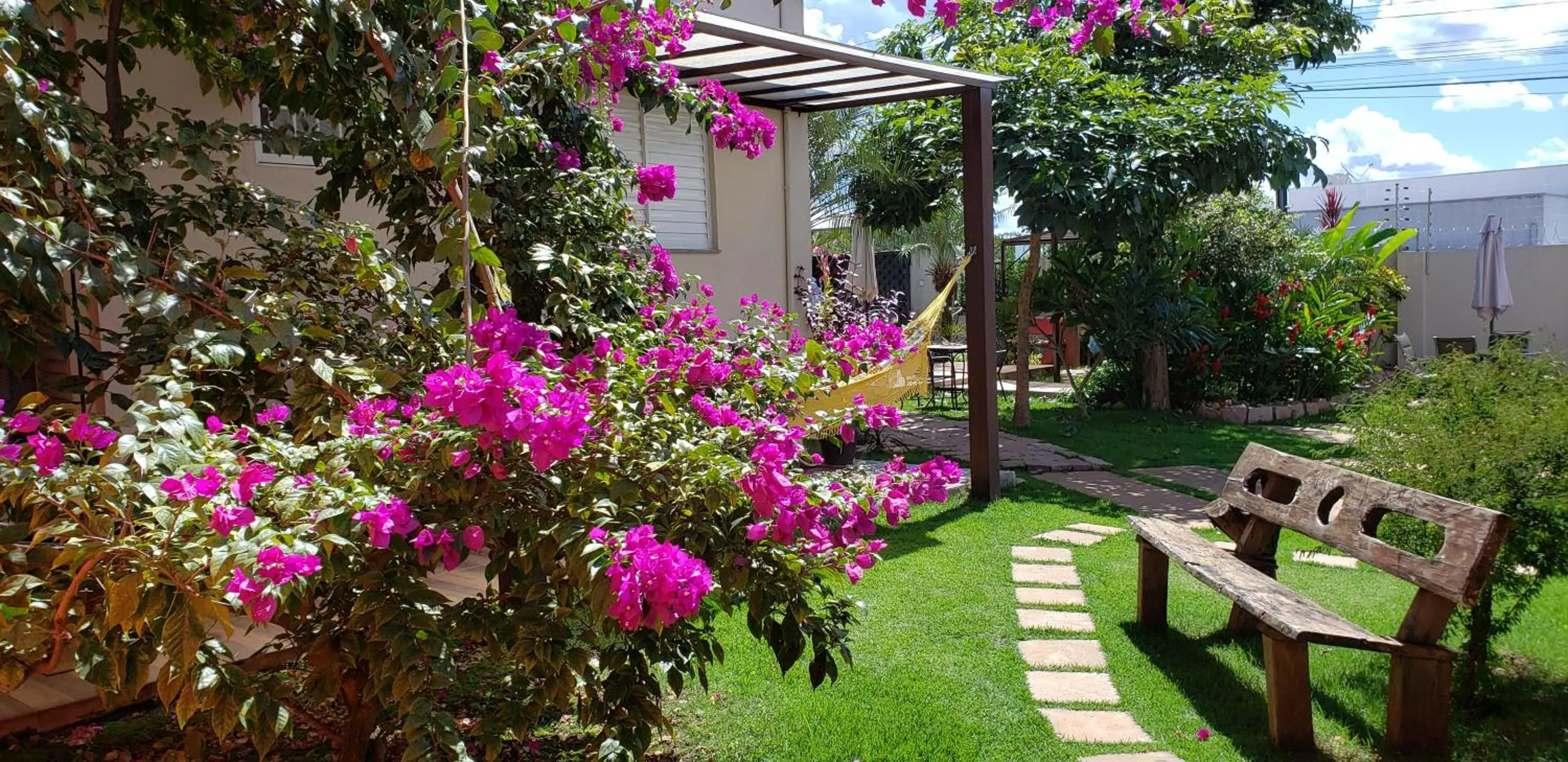 Garden in Pousada das Orquídeas