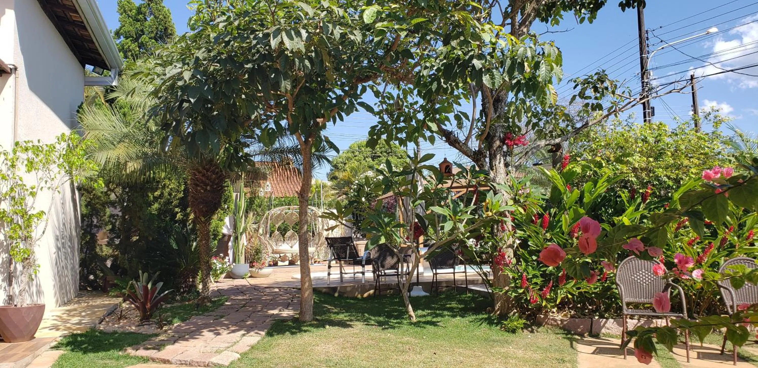 Garden in Pousada das Orquídeas