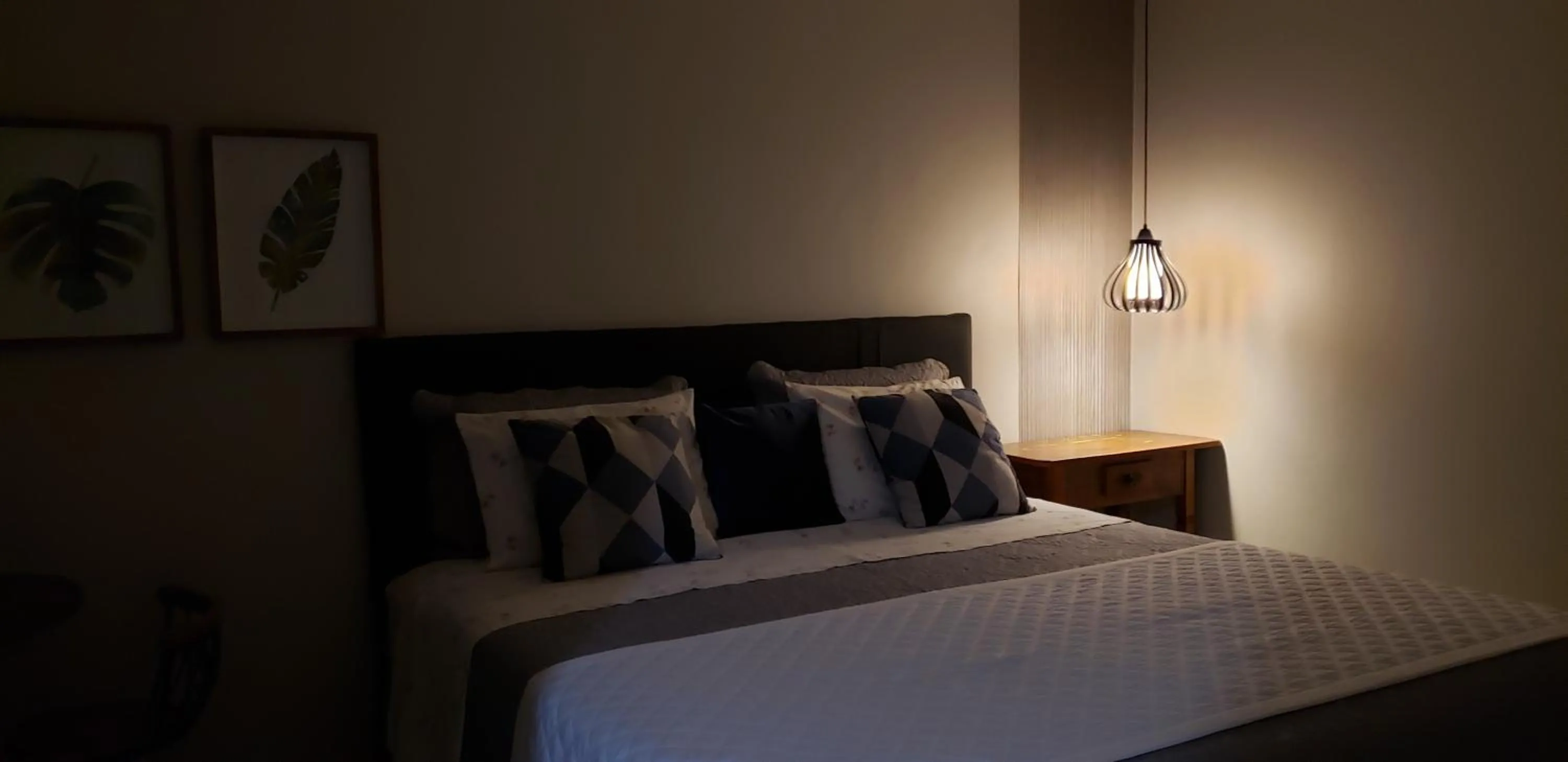 Bed in Pousada das Orquídeas