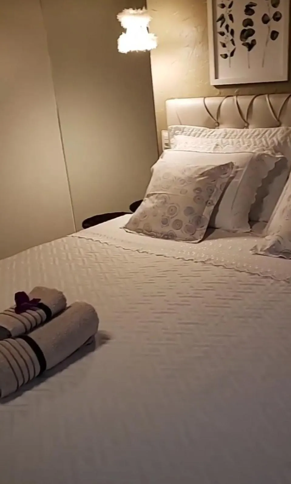 Bed in Pousada das Orquídeas