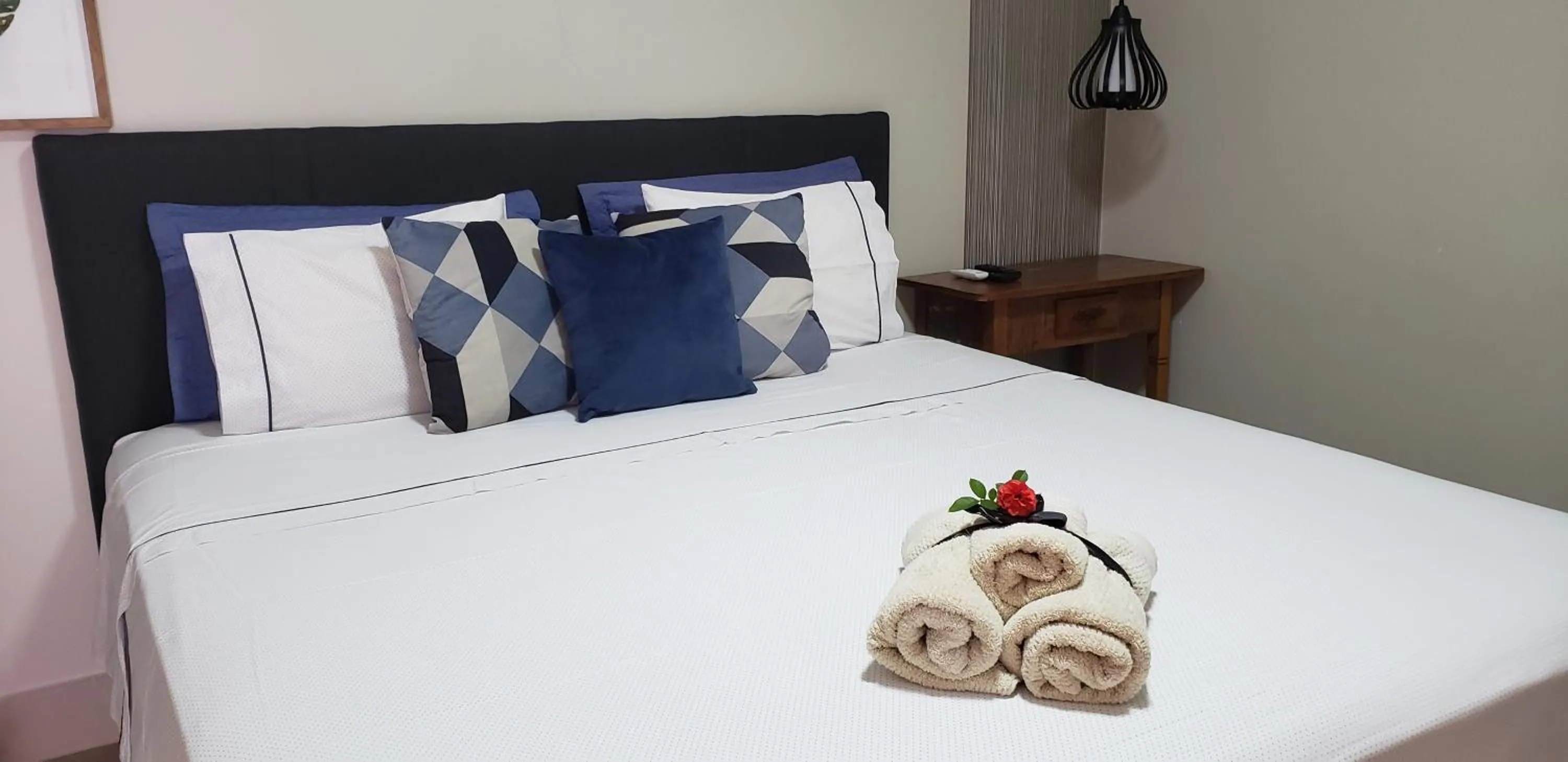 Bed in Pousada das Orquídeas