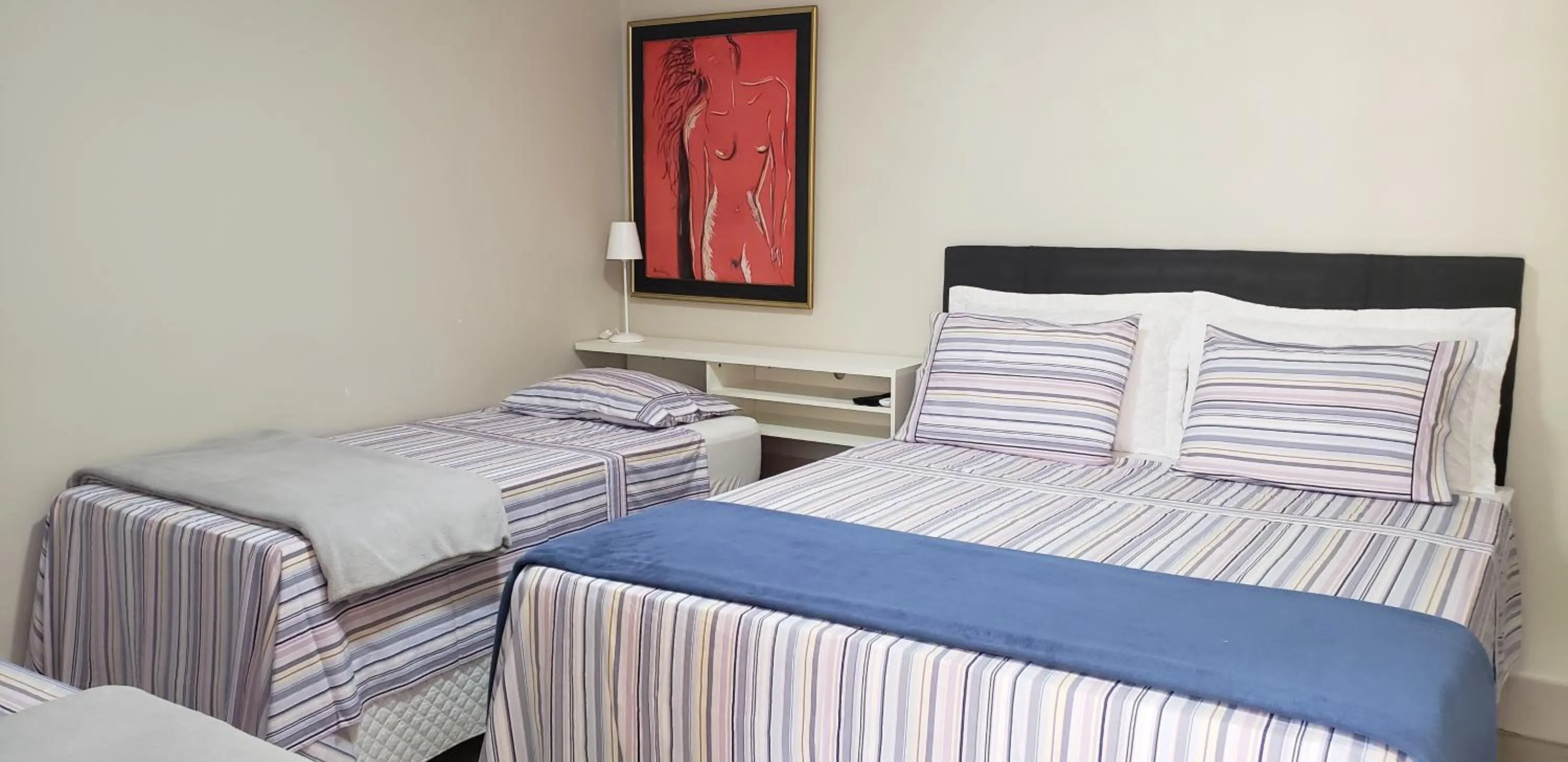 Bed in Pousada das Orquídeas