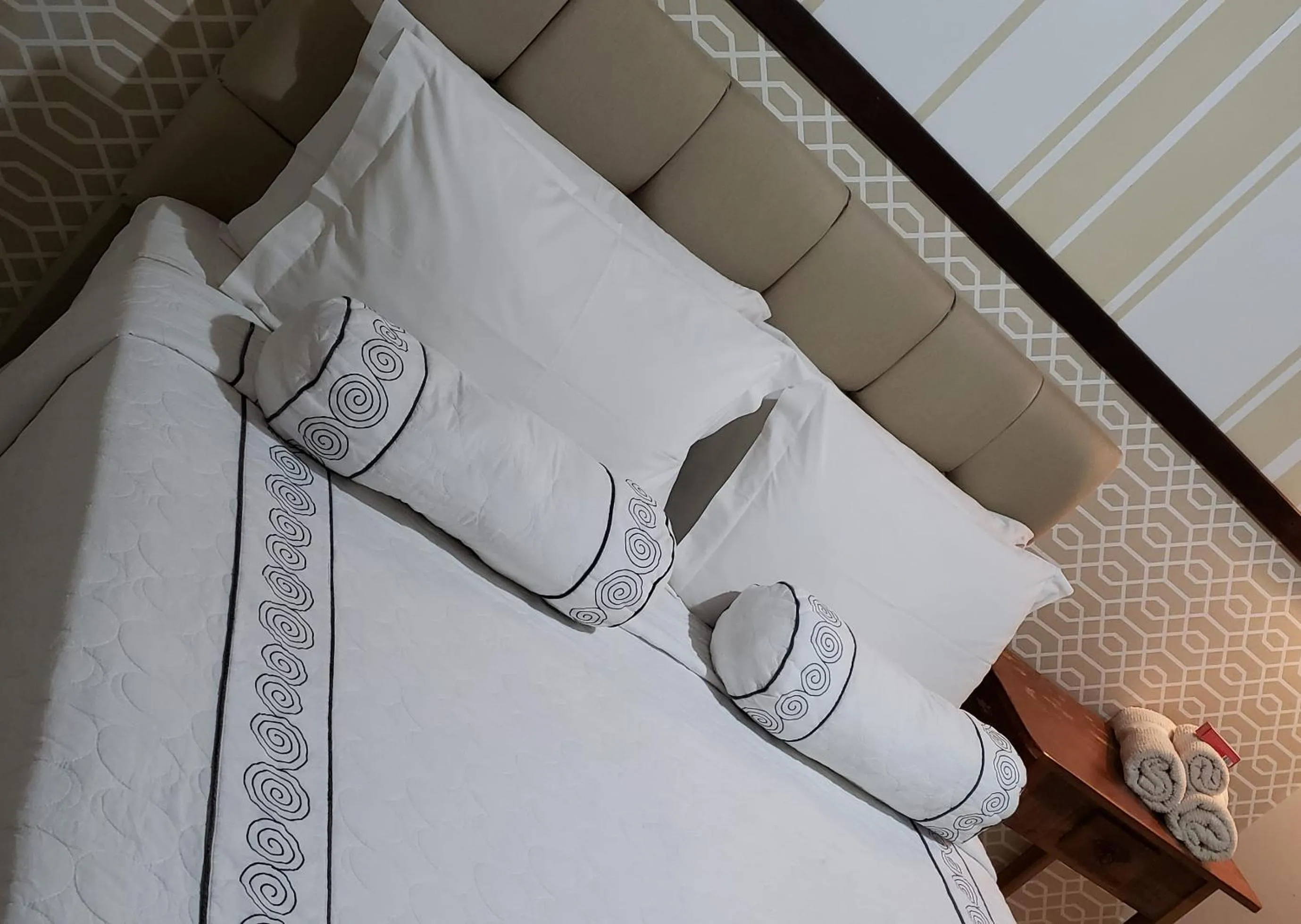 Bed in Pousada das Orquídeas