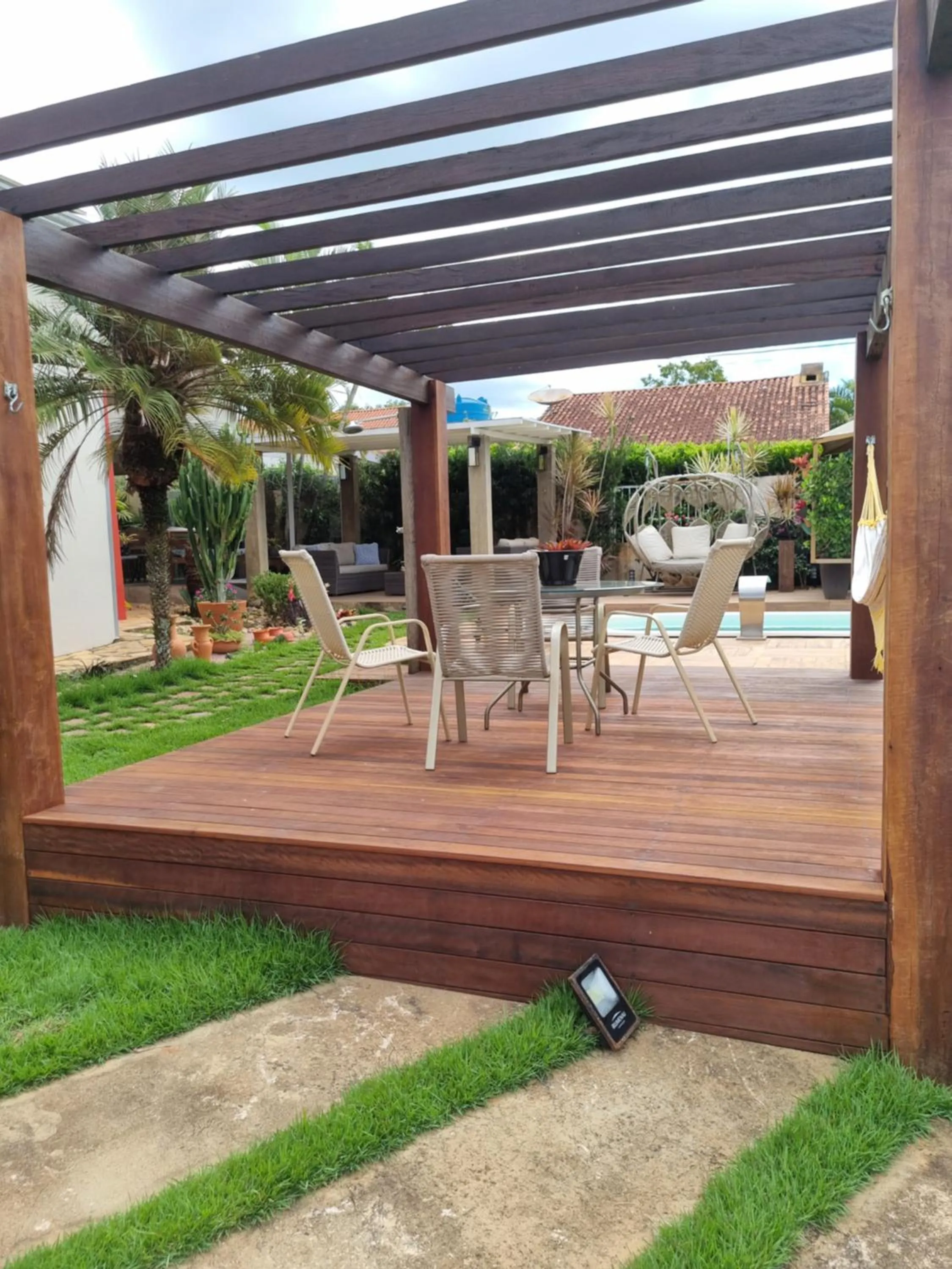 Patio in Pousada das Orquídeas
