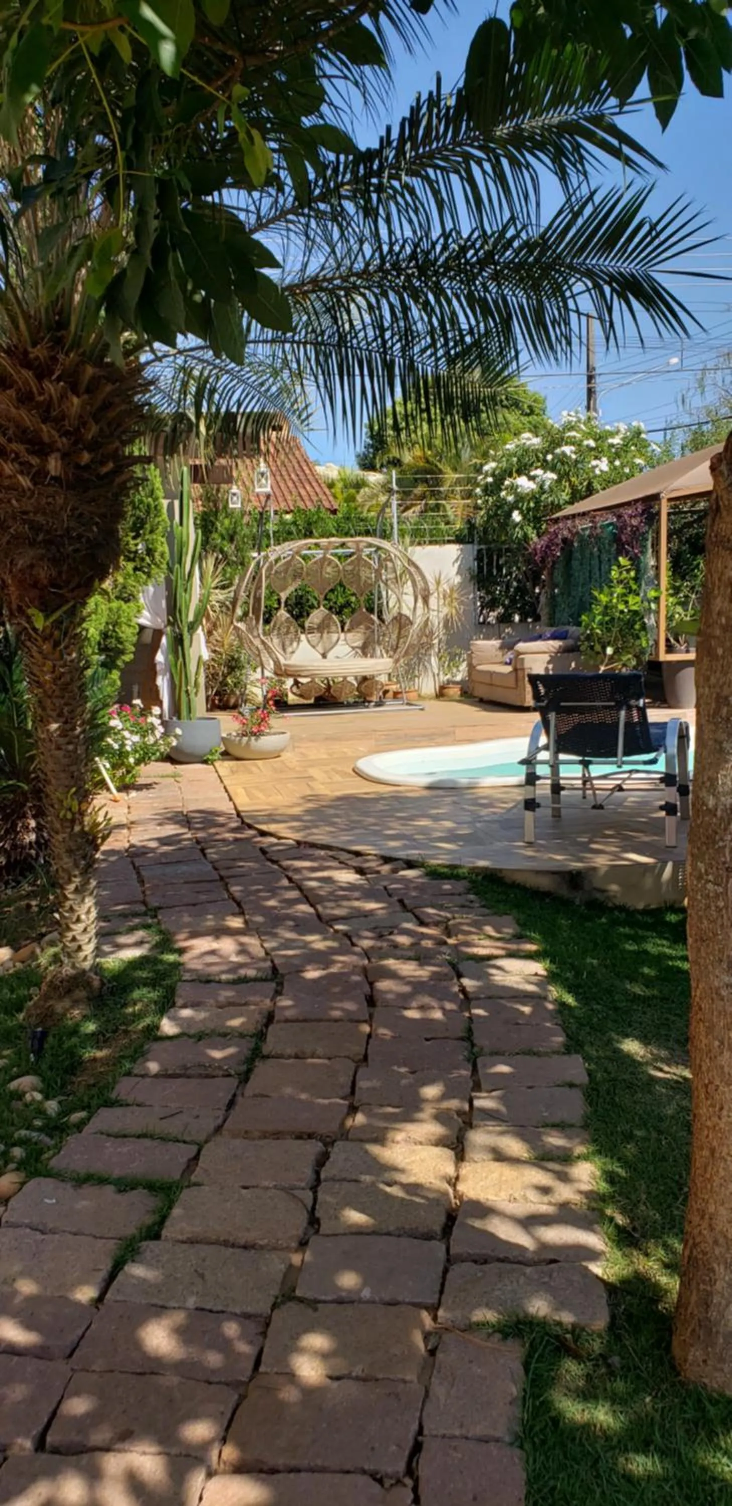 Garden in Pousada das Orquídeas
