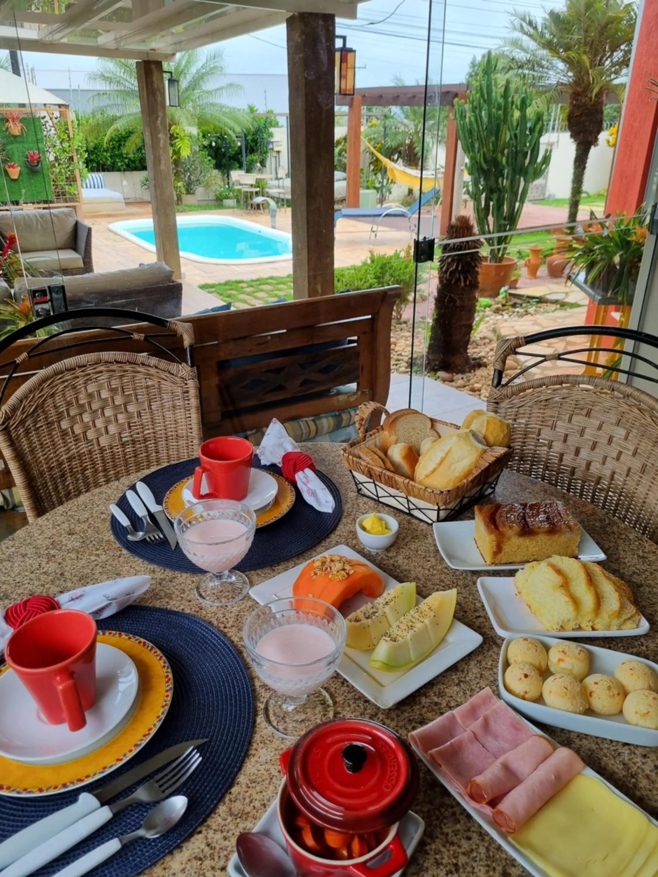 Breakfast in Pousada das Orquídeas