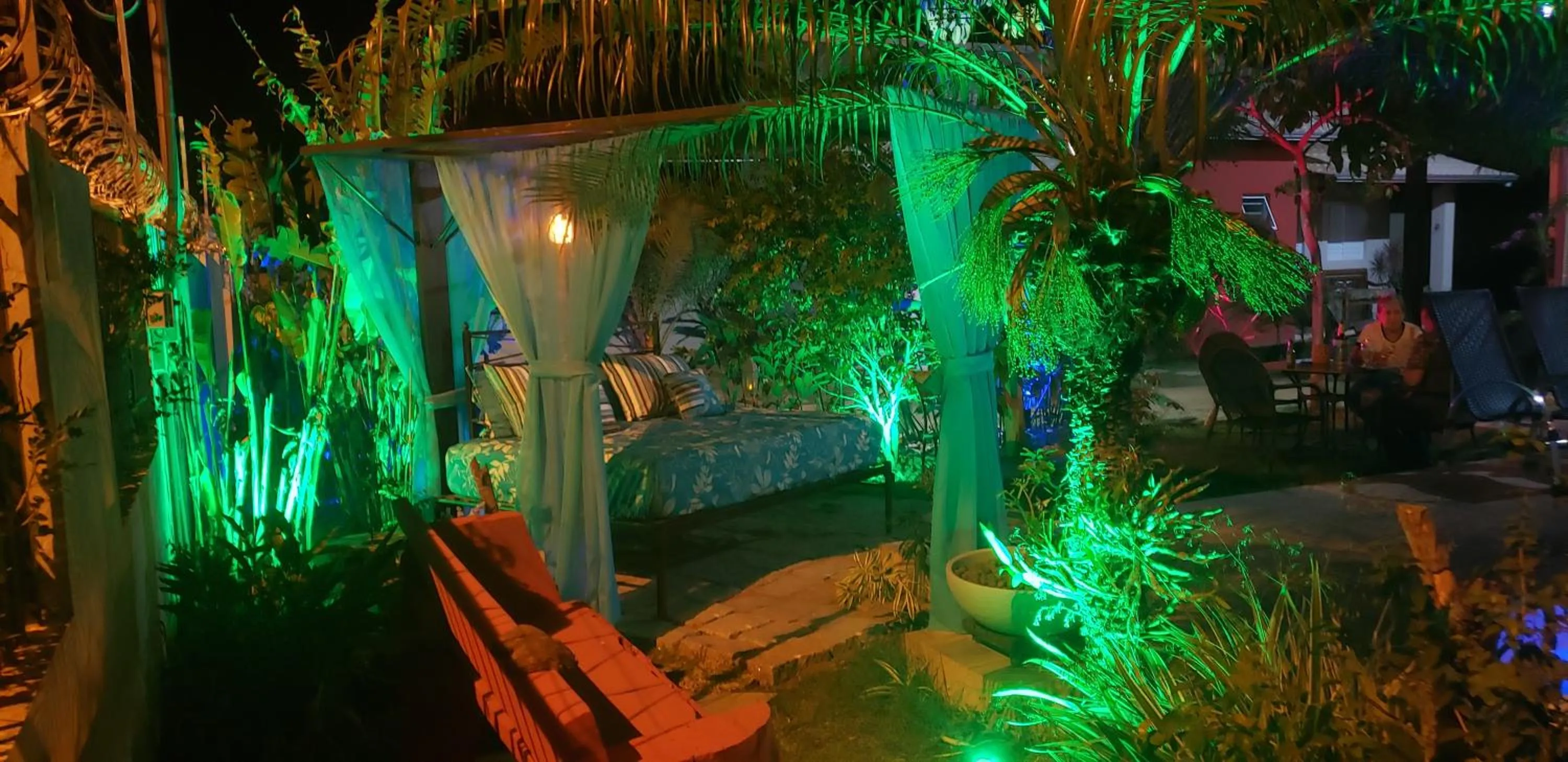 Garden view in Pousada das Orquídeas