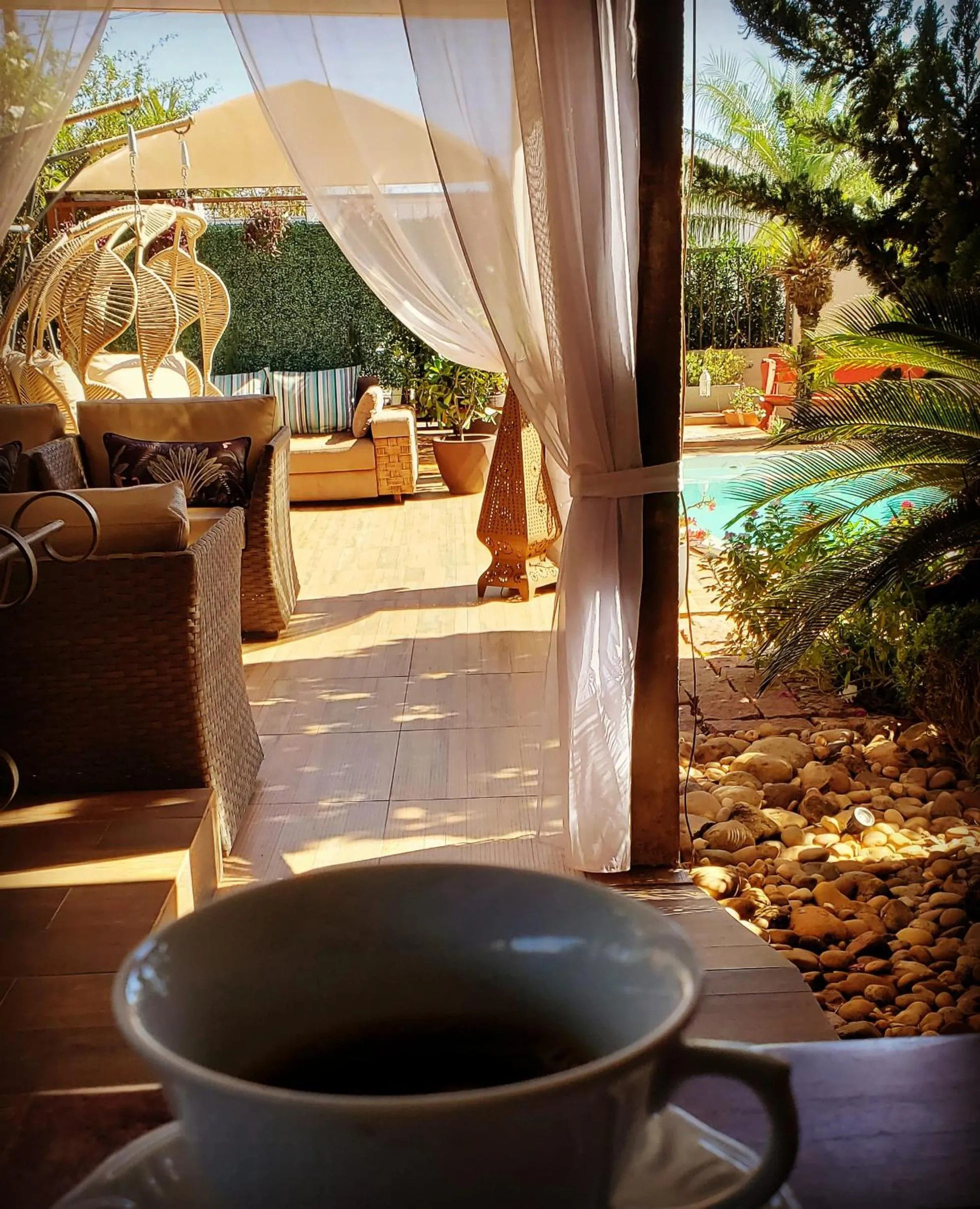 Patio in Pousada das Orquídeas