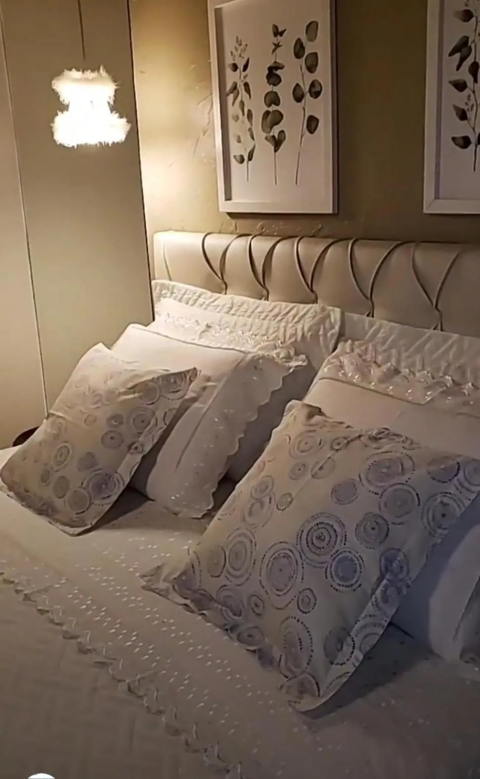 Bed in Pousada das Orquídeas