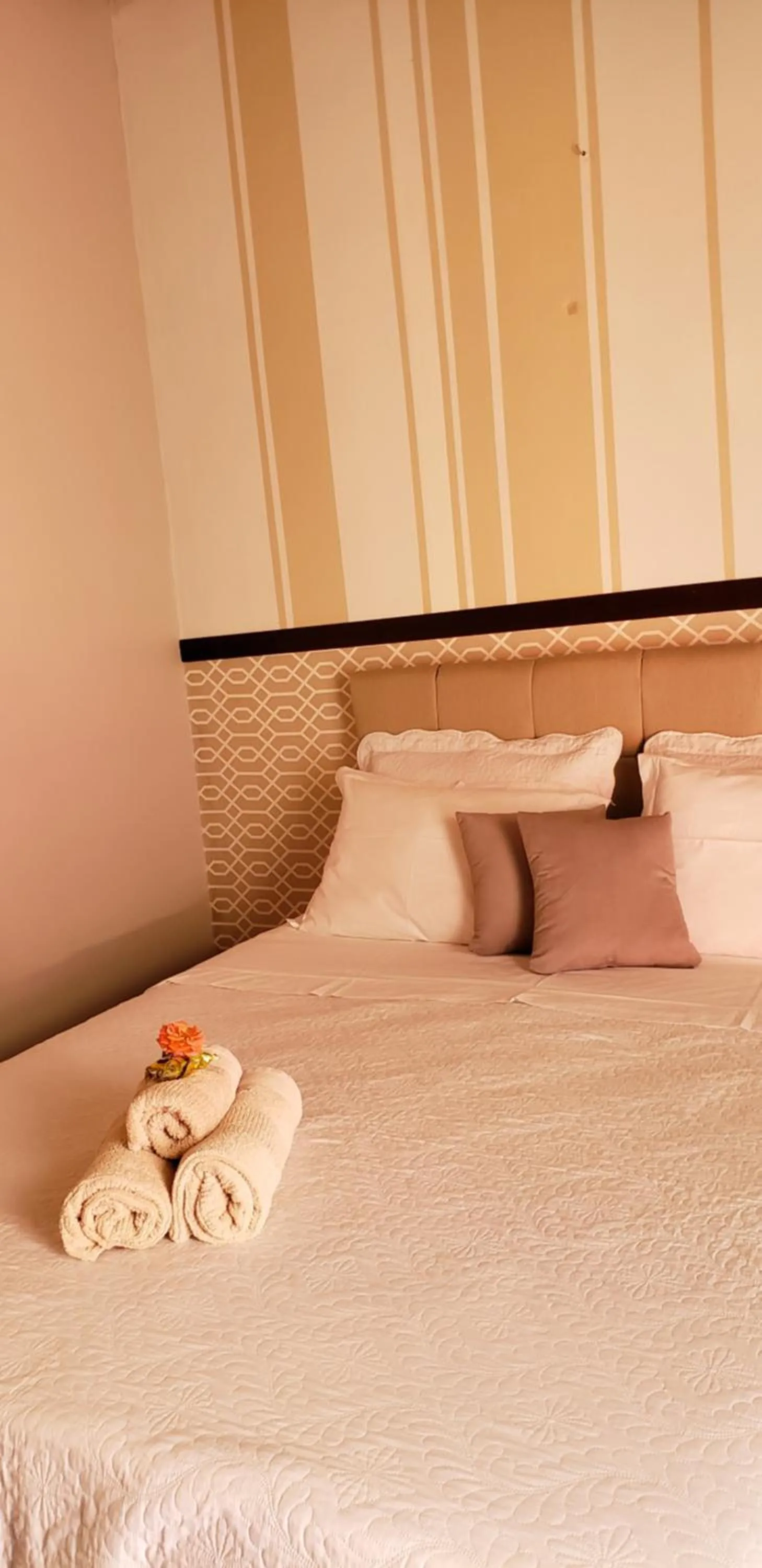 Bed in Pousada das Orquídeas