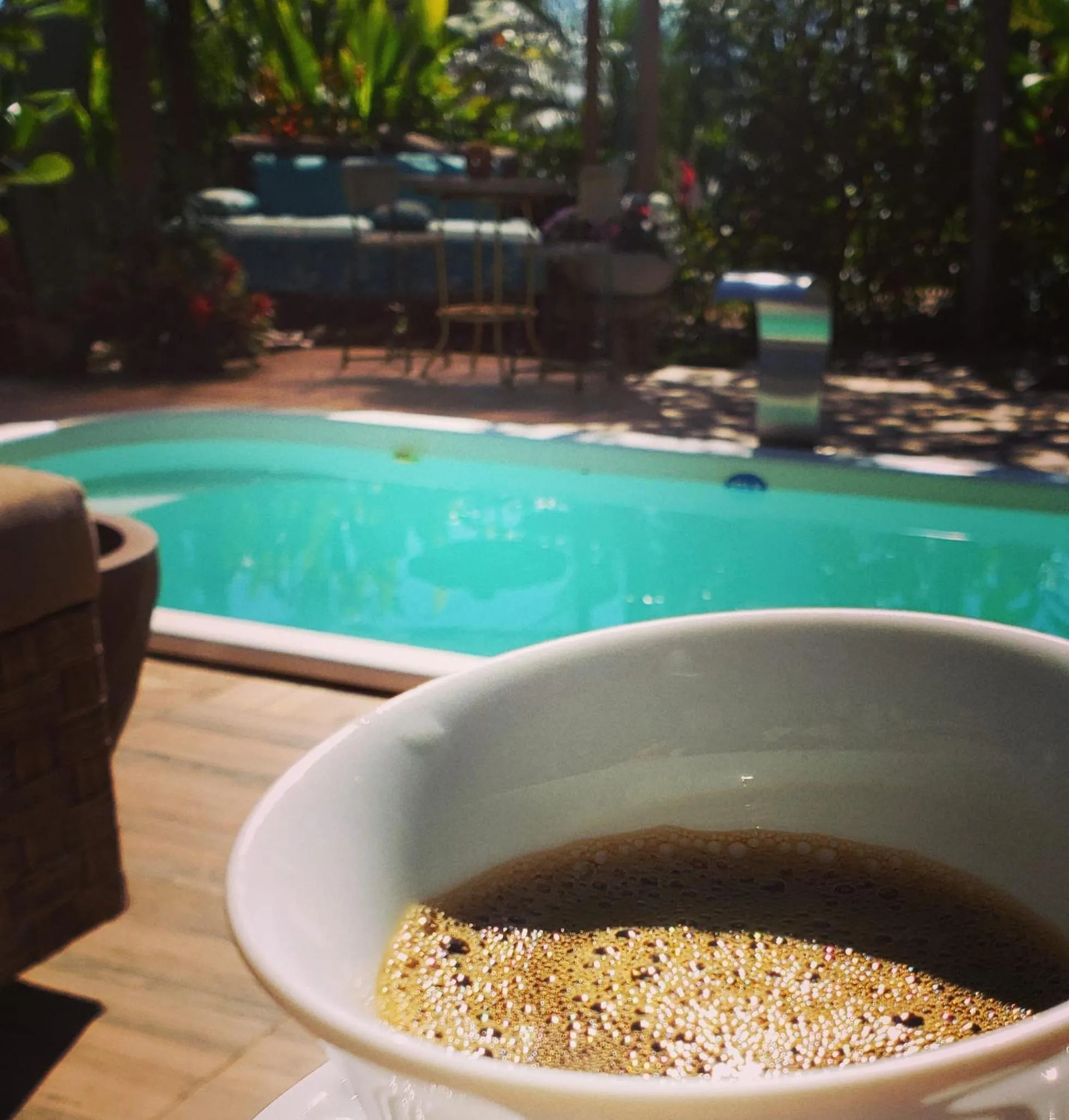 Swimming pool in Pousada das Orquídeas
