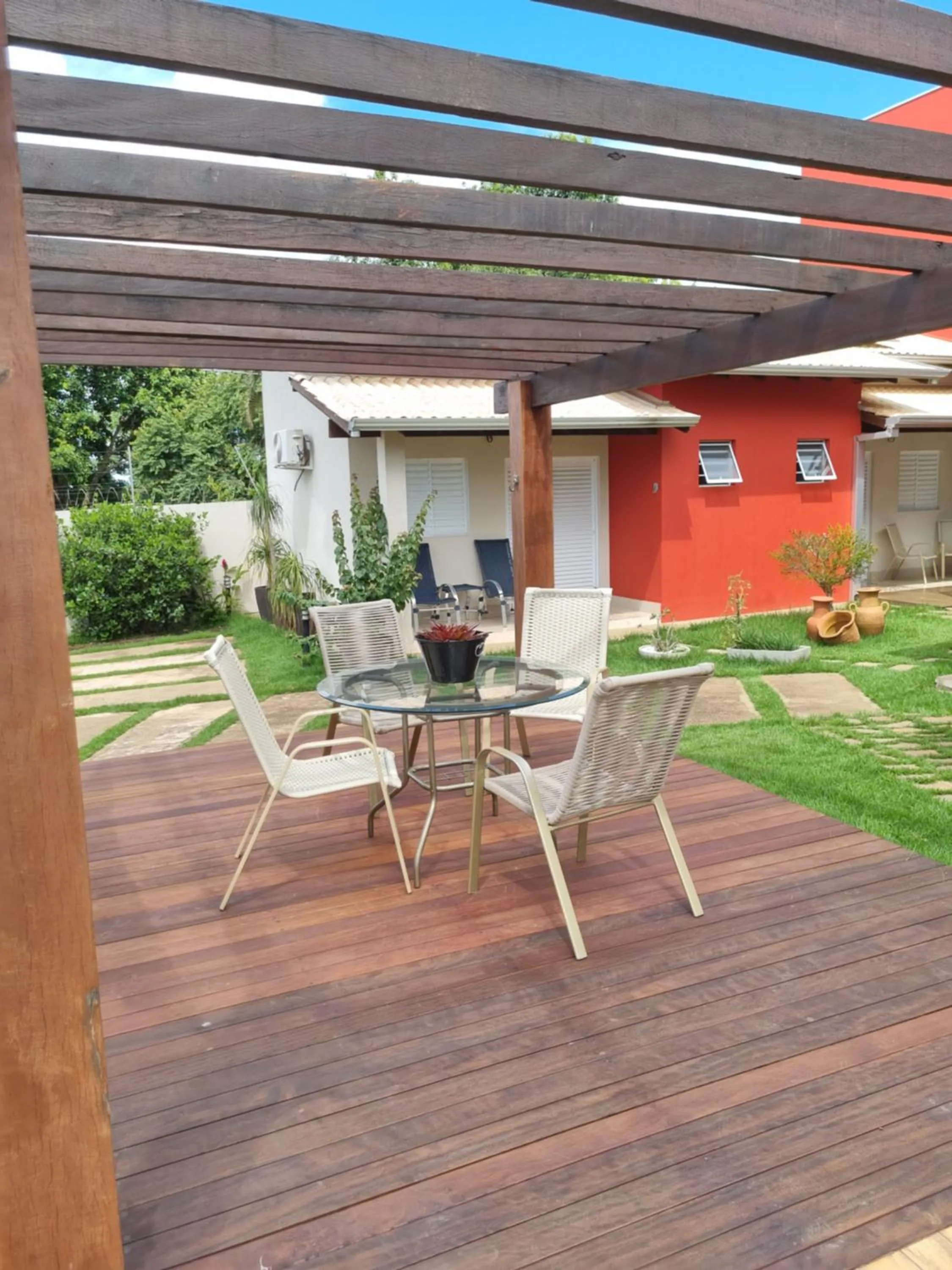 Balcony/Terrace in Pousada das Orquídeas