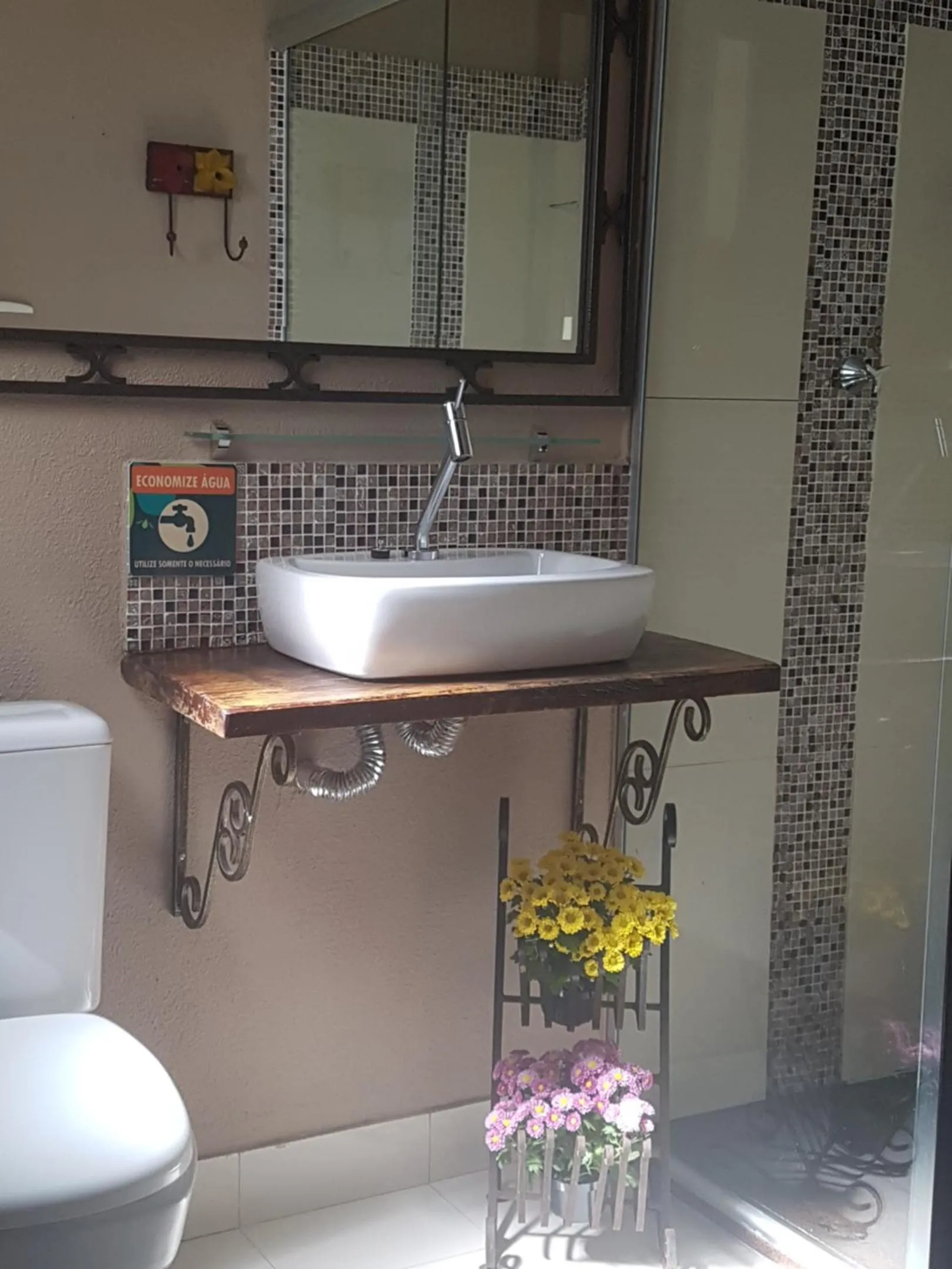 Bathroom in Pousada das Orquídeas