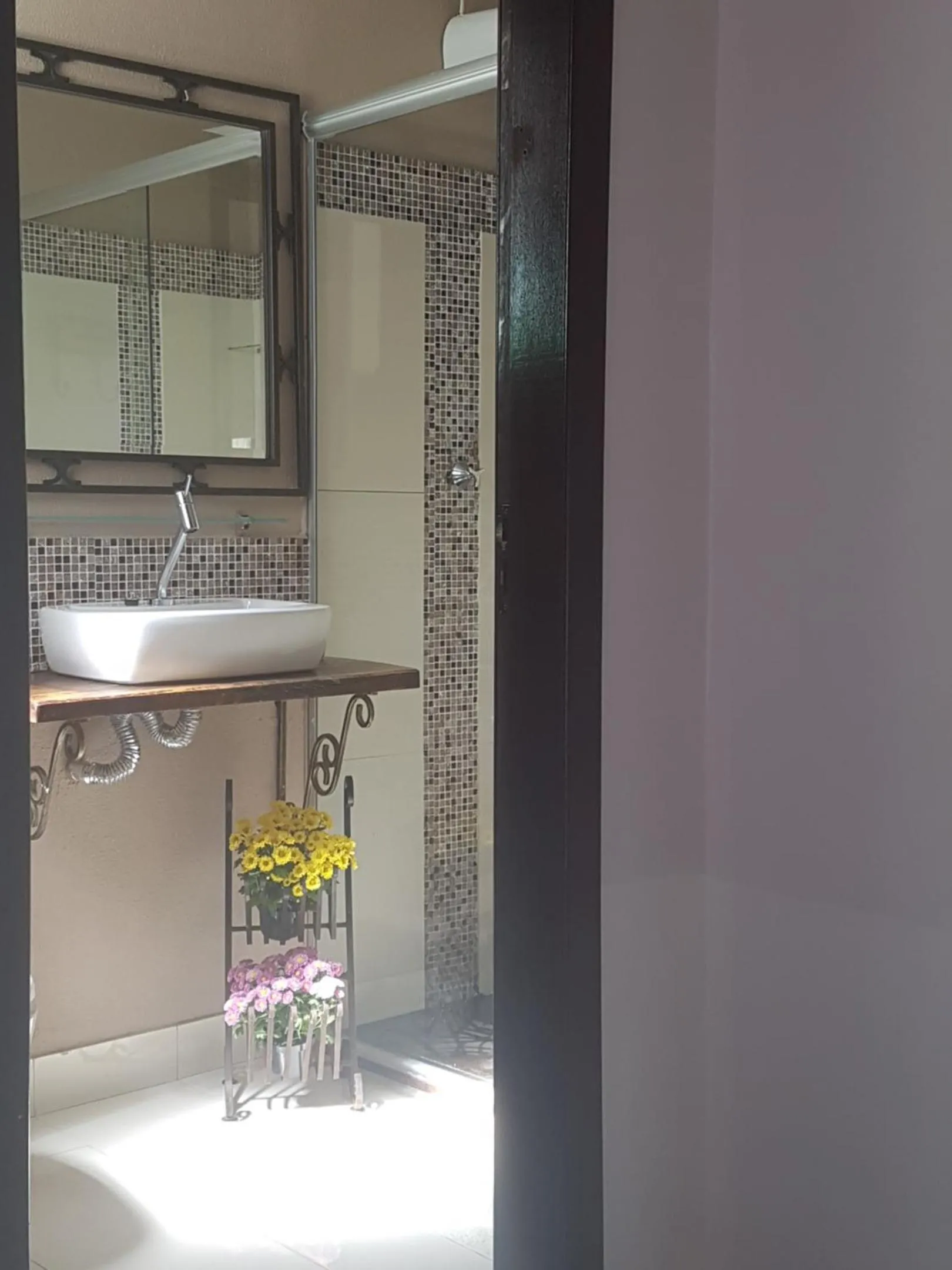 Bathroom in Pousada das Orquídeas