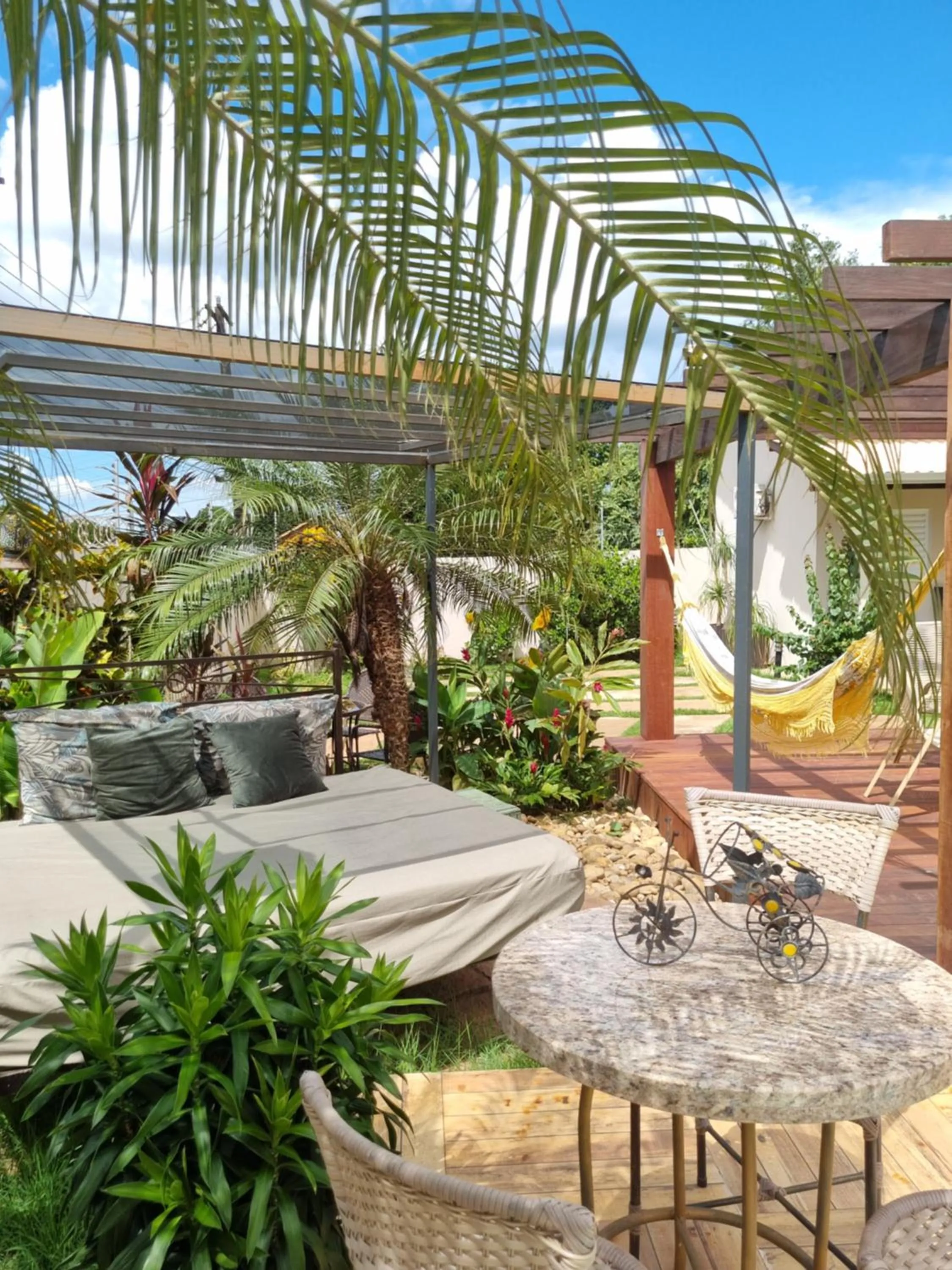 Garden in Pousada das Orquídeas