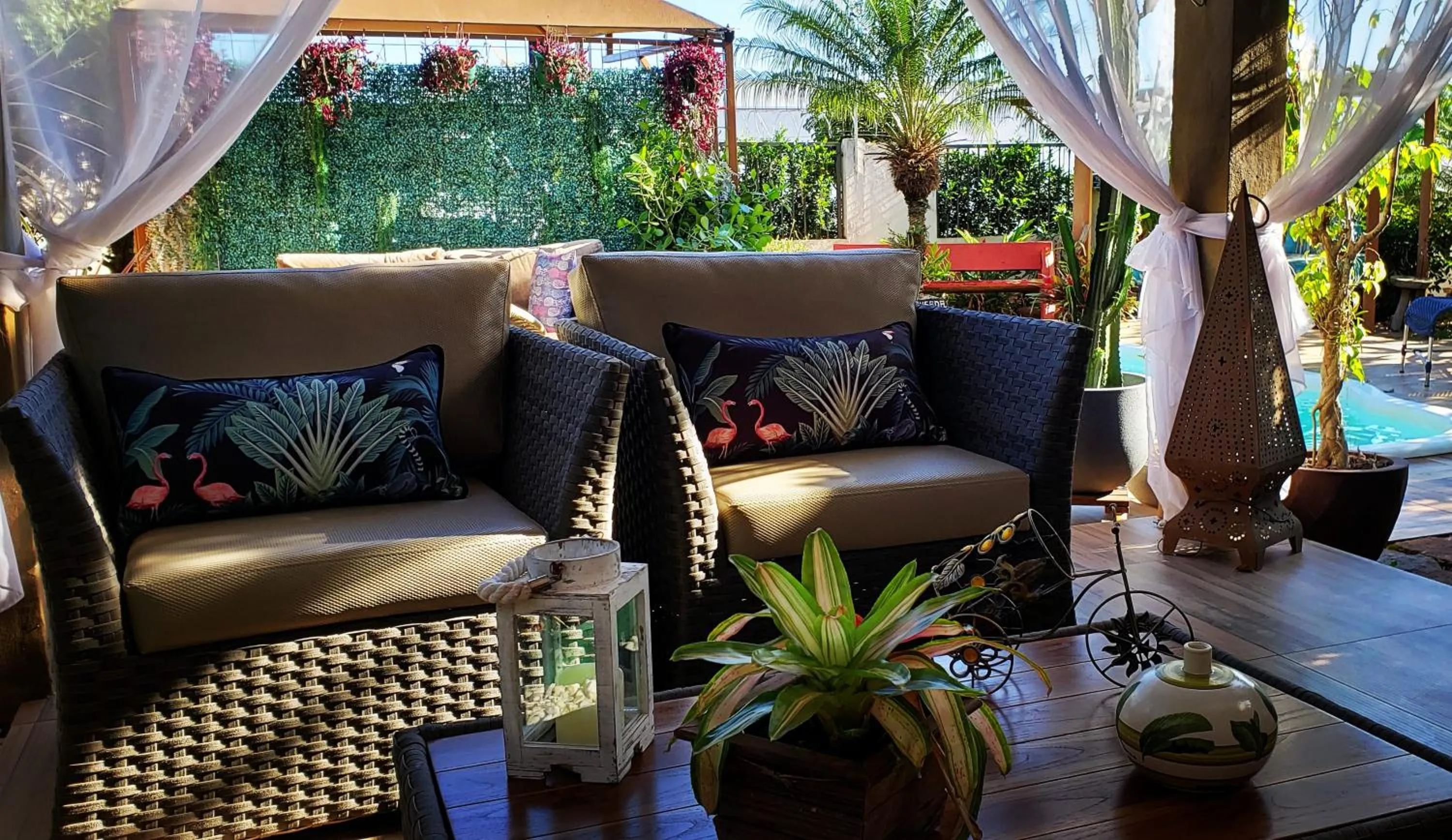 Patio in Pousada das Orquídeas