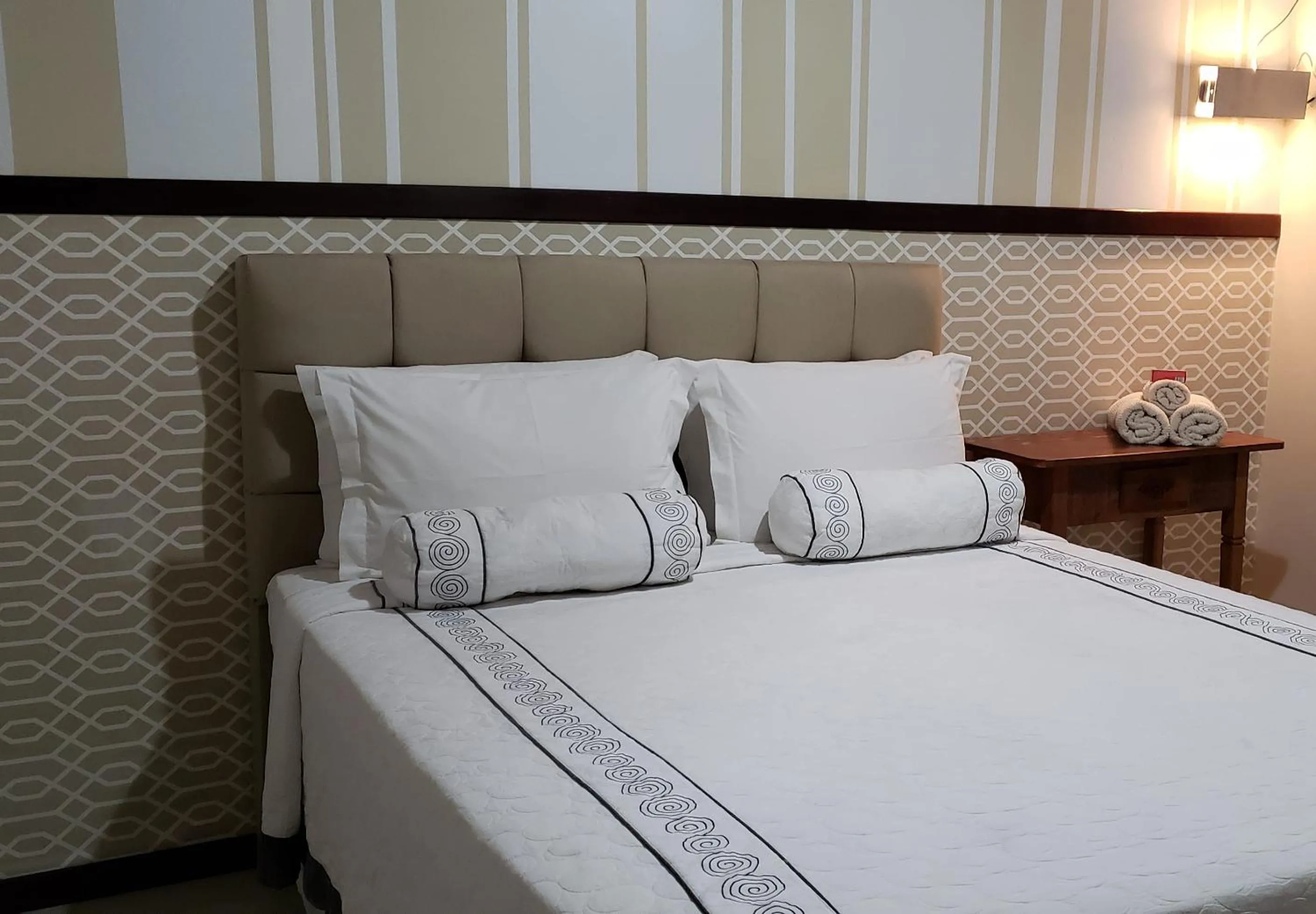 Bed in Pousada das Orquídeas
