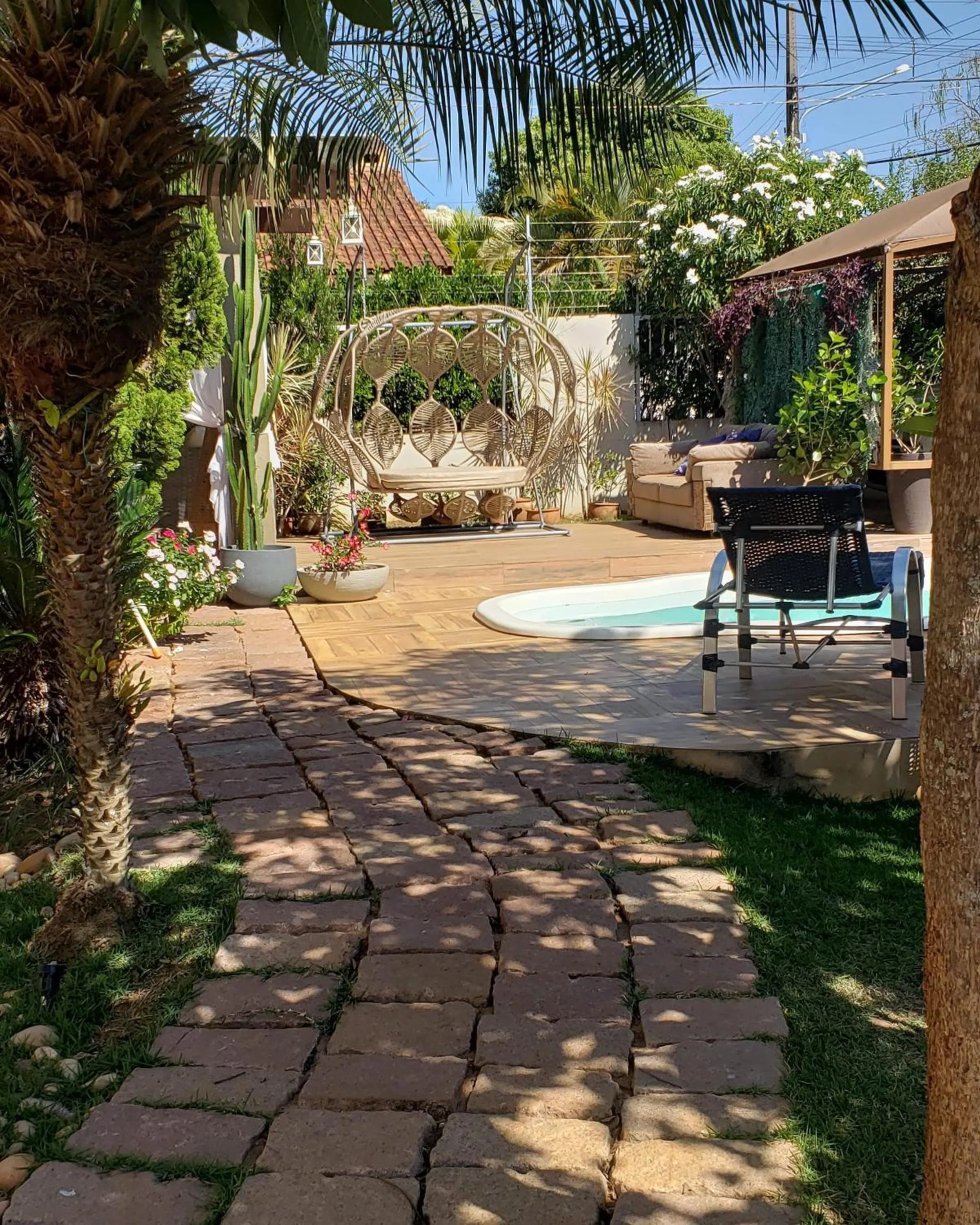 Garden in Pousada das Orquídeas